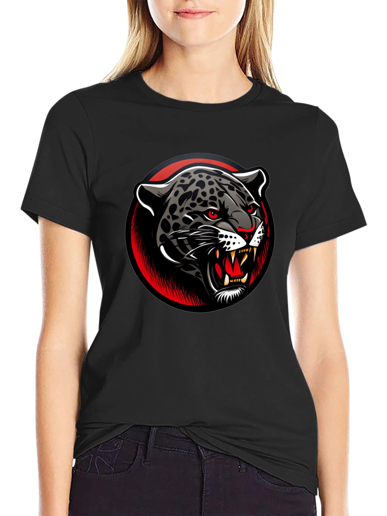 Black Panther Graphic Print T-Shirt