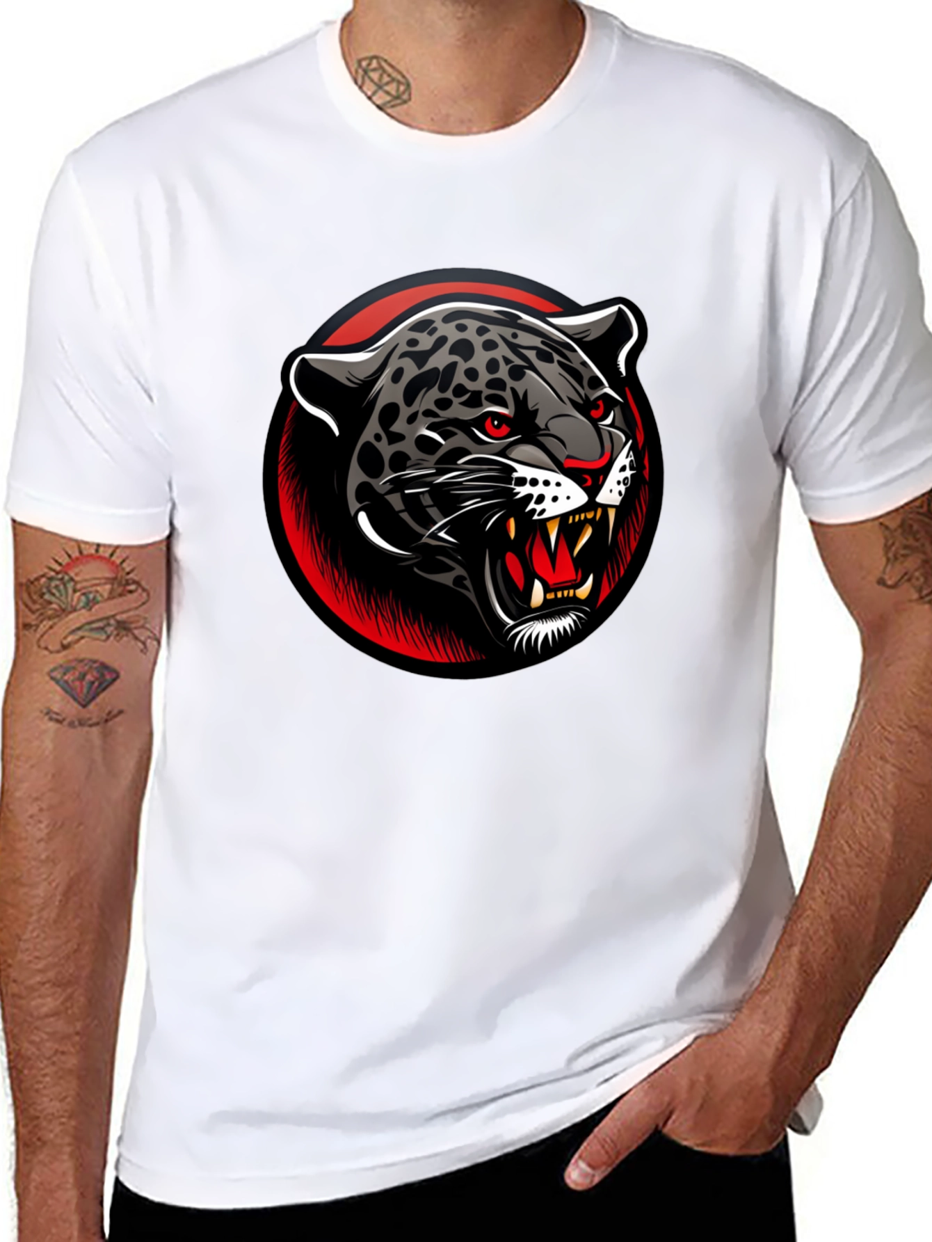 Black Panther Graphic Print T-Shirt