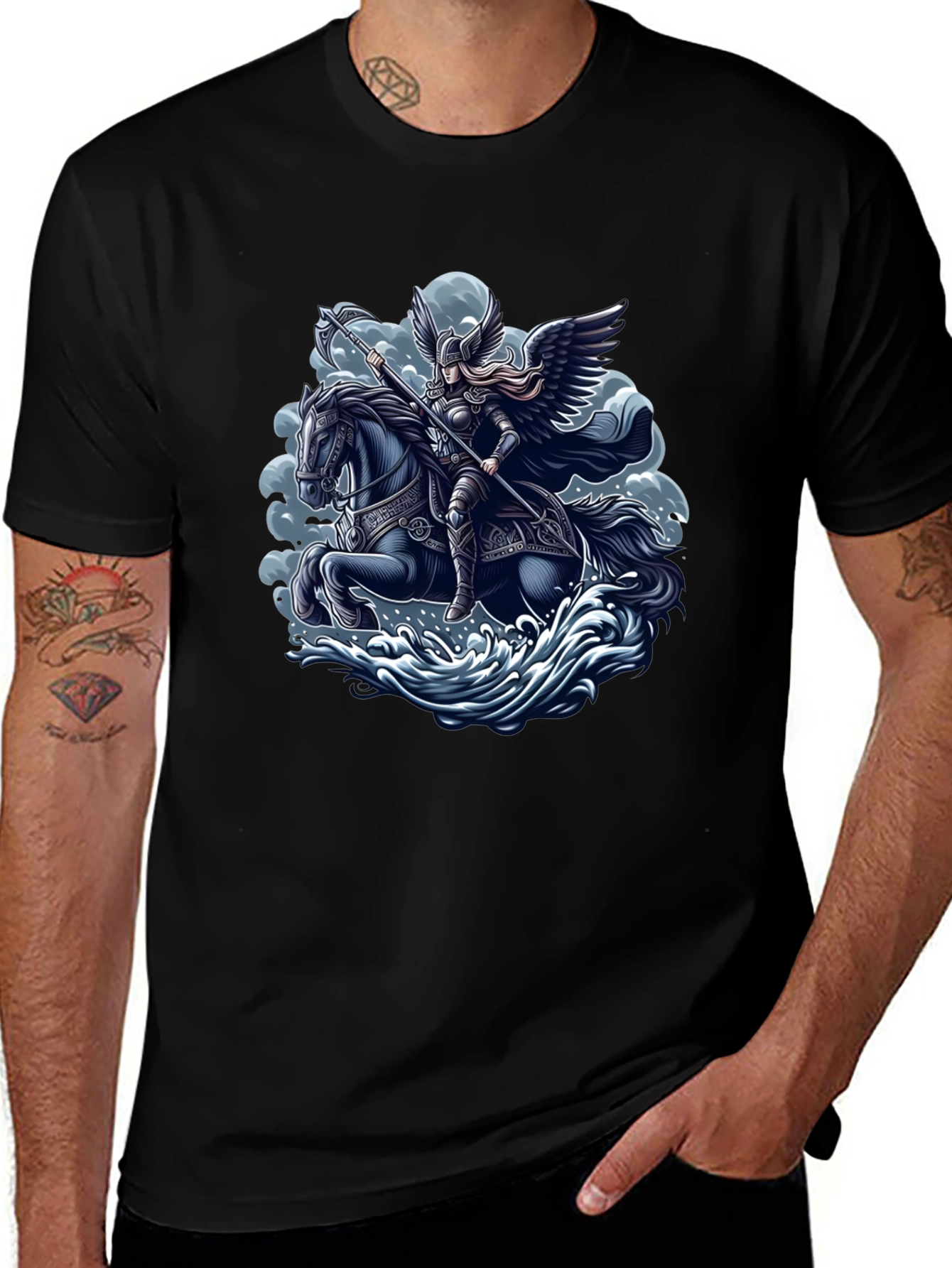 Valkyrie Horse T-Shirt | Norse Mythology Tee