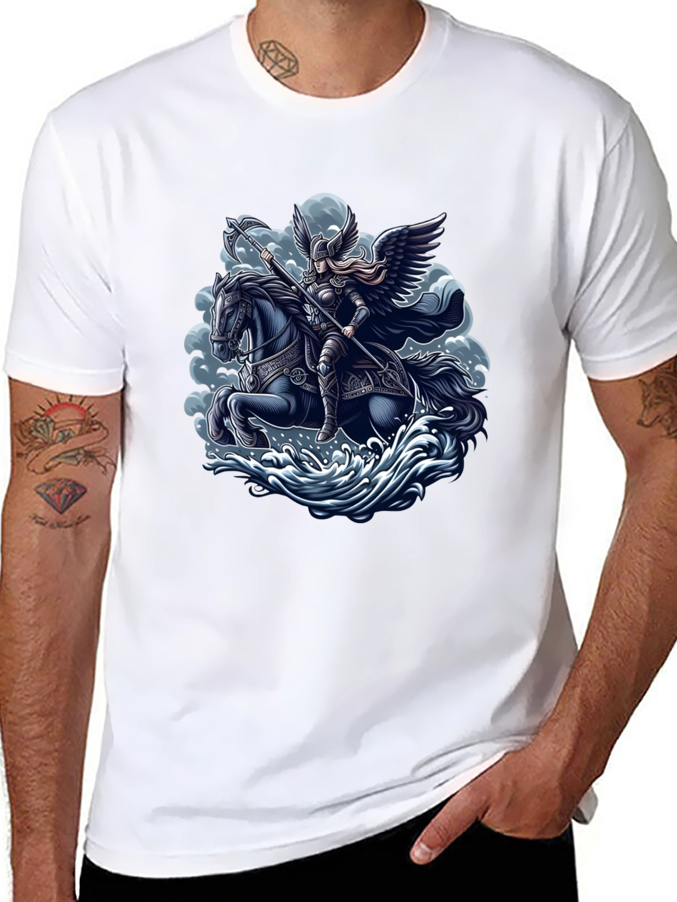 Valkyrie Horse T-Shirt | Norse Mythology Tee