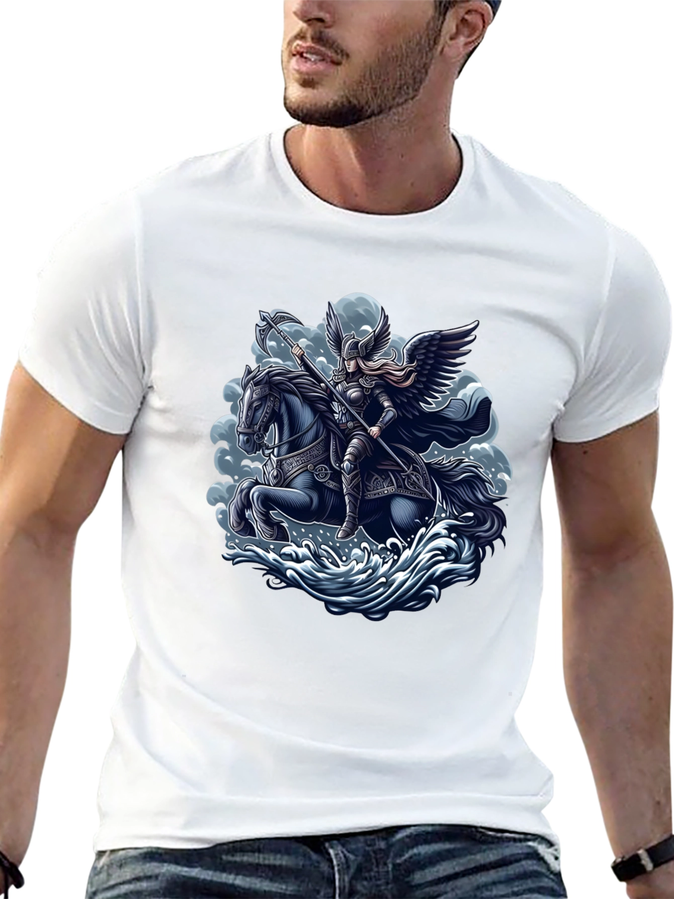 Valkyrie Horse T-Shirt | Norse Mythology Tee