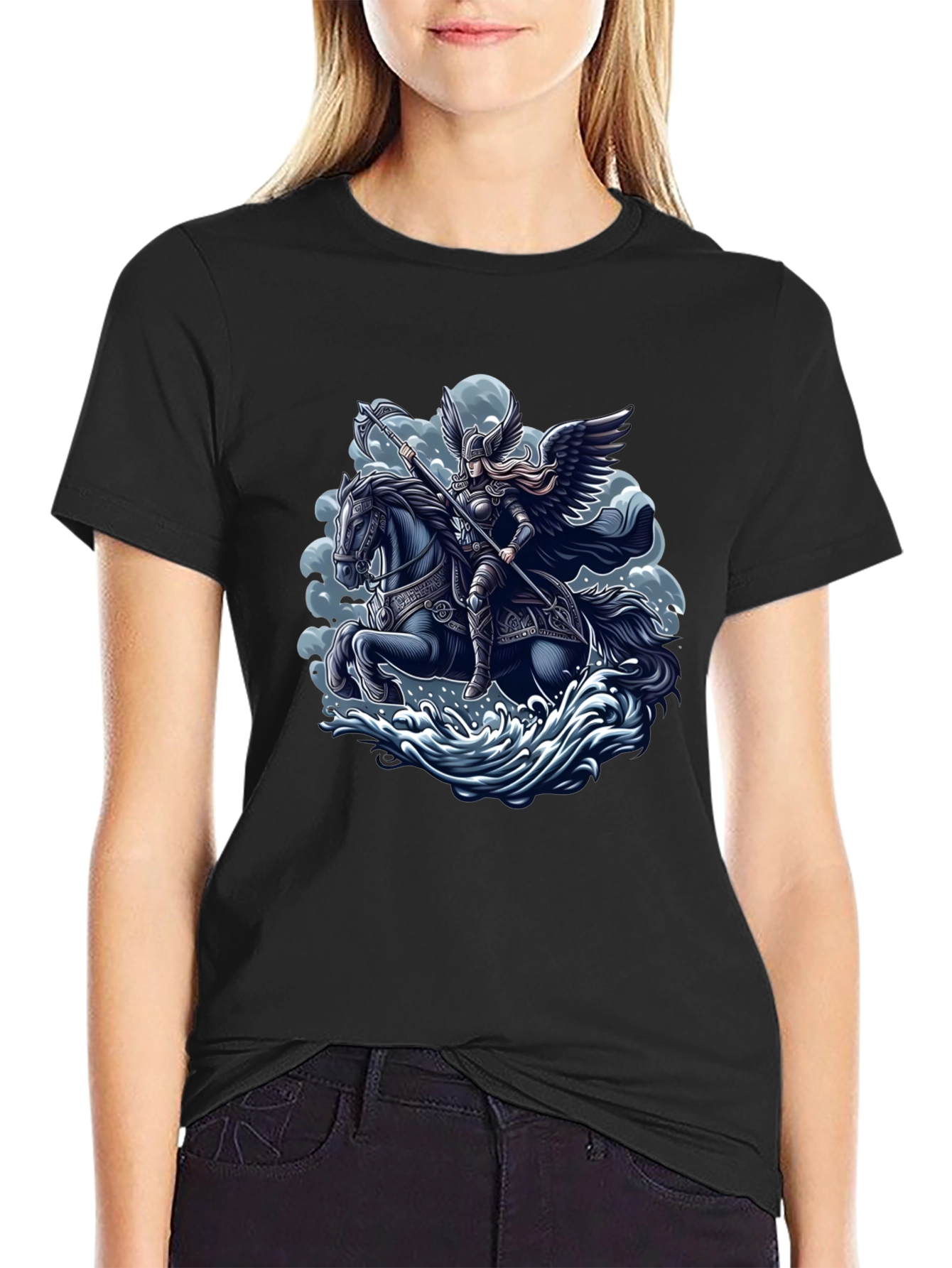 Valkyrie Horse T-Shirt | Norse Mythology Tee
