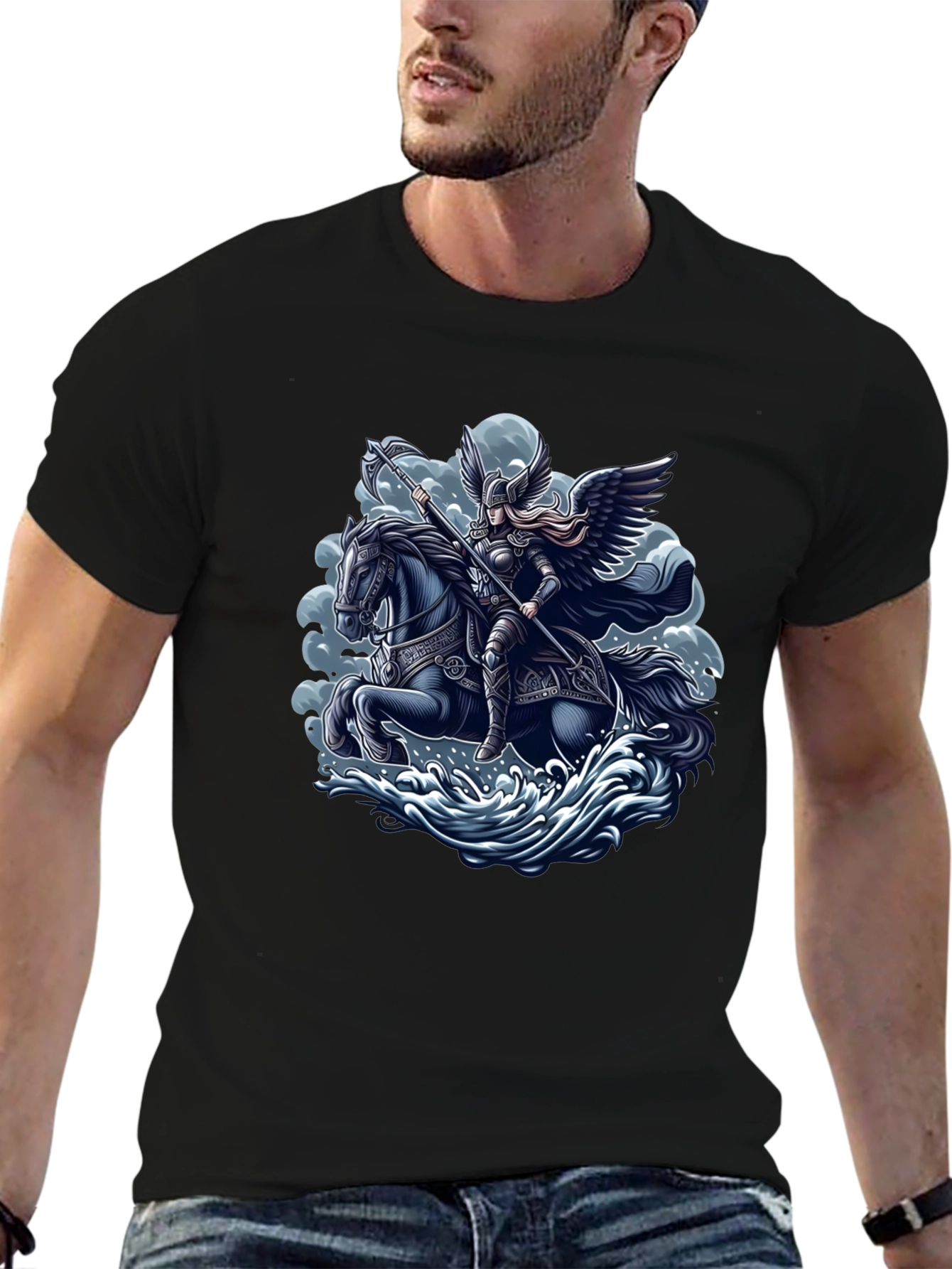 Valkyrie Horse T-Shirt | Norse Mythology Tee