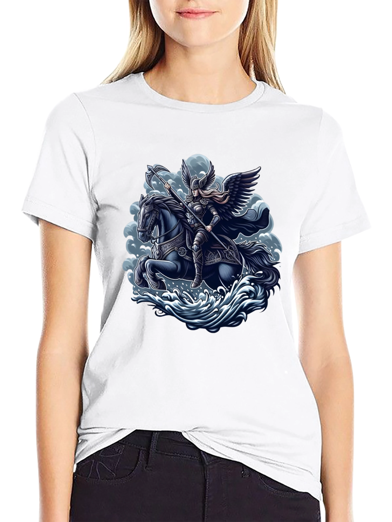Valkyrie Horse T-Shirt | Norse Mythology Tee