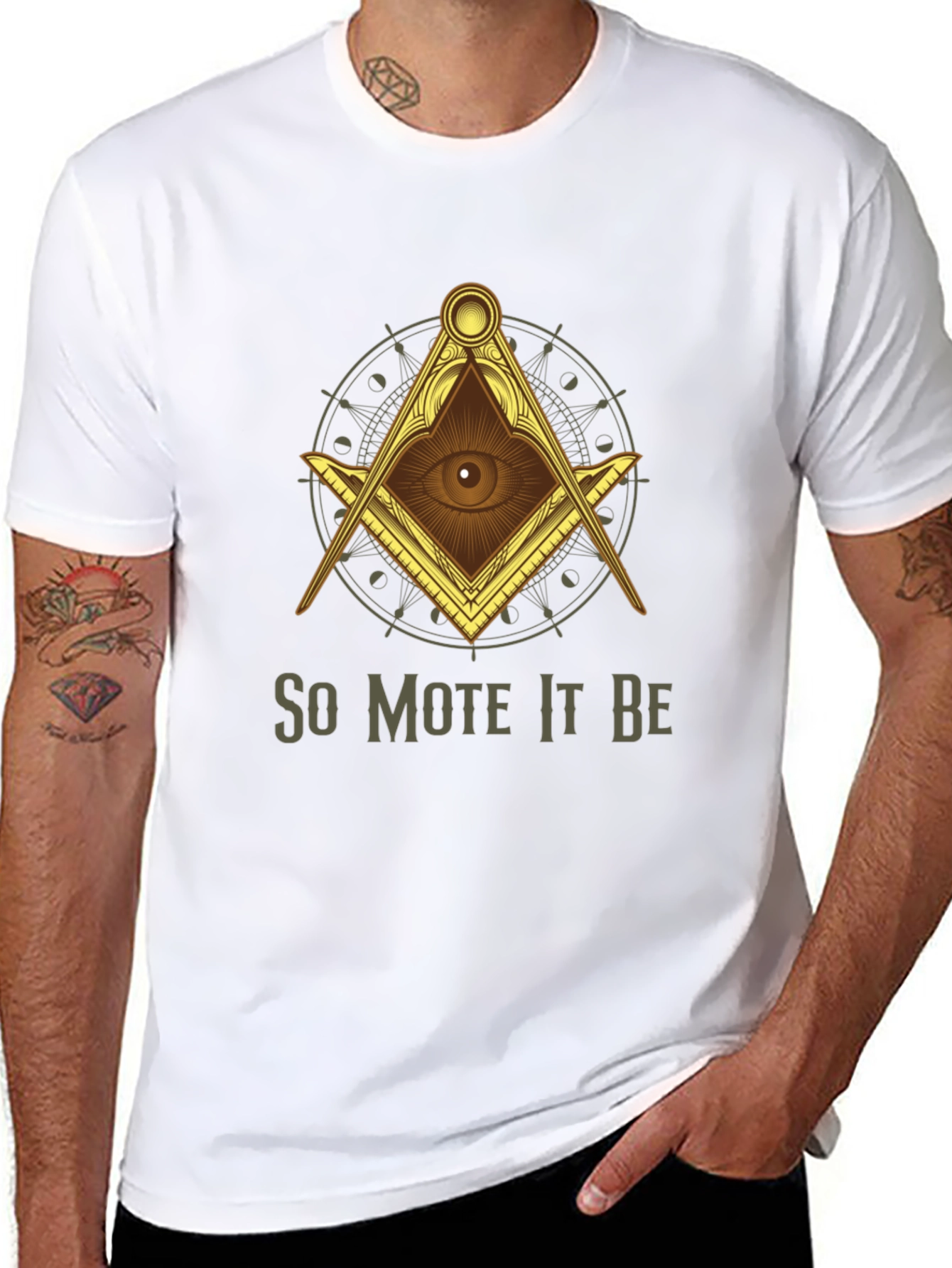 So Mote It Be Masonic T-Shirt