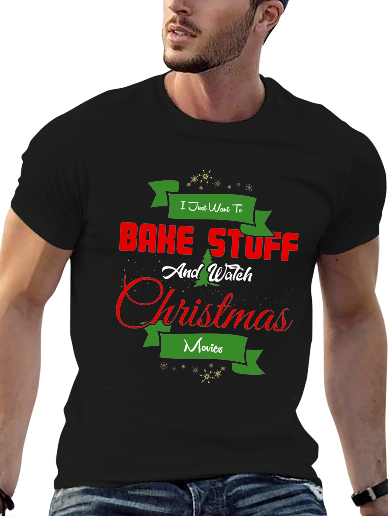 Bake Stuff & Watch Christmas Movies T-Shirt