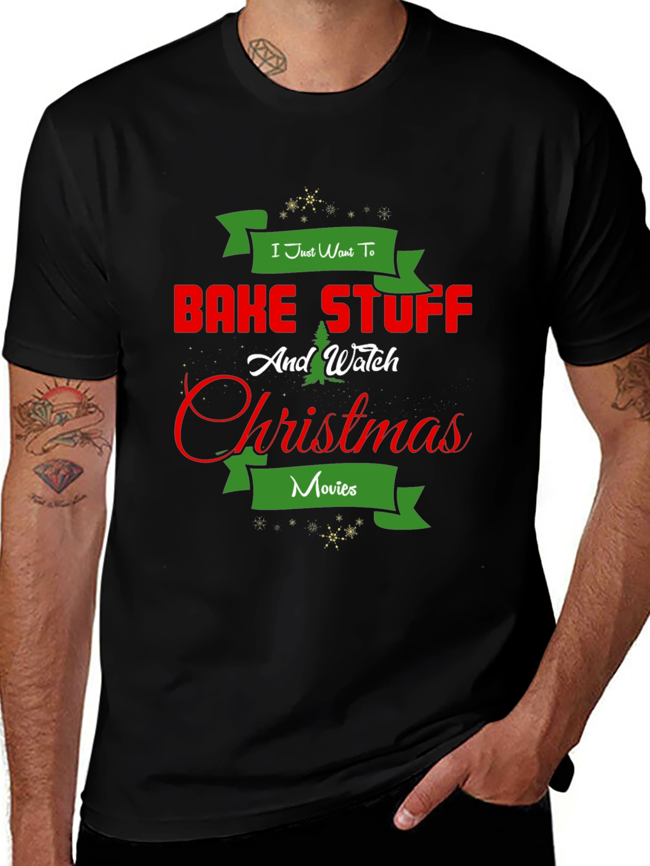 Bake Stuff & Watch Christmas Movies T-Shirt