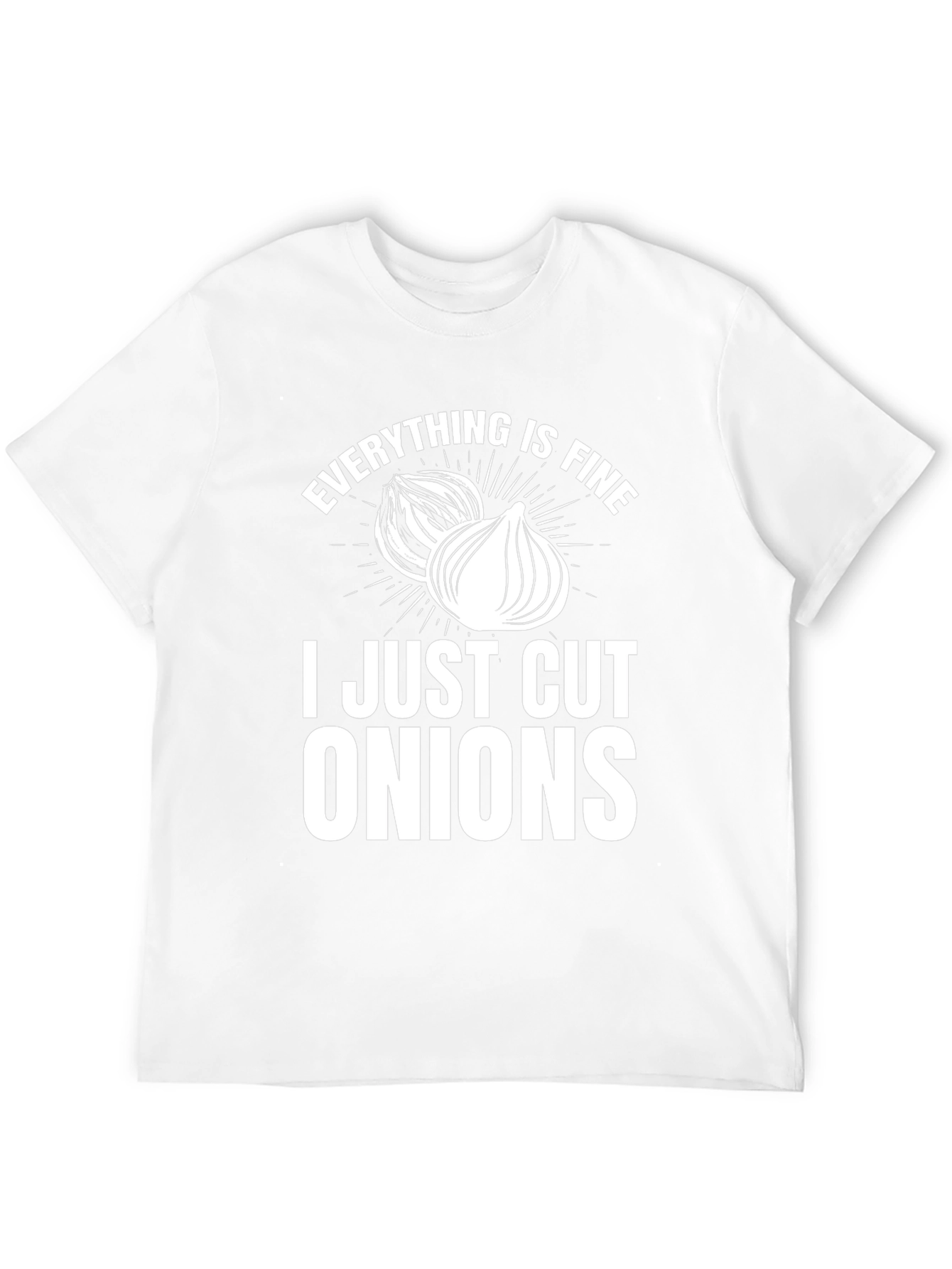 Funny Onion T-Shirt - Everything Is Fine