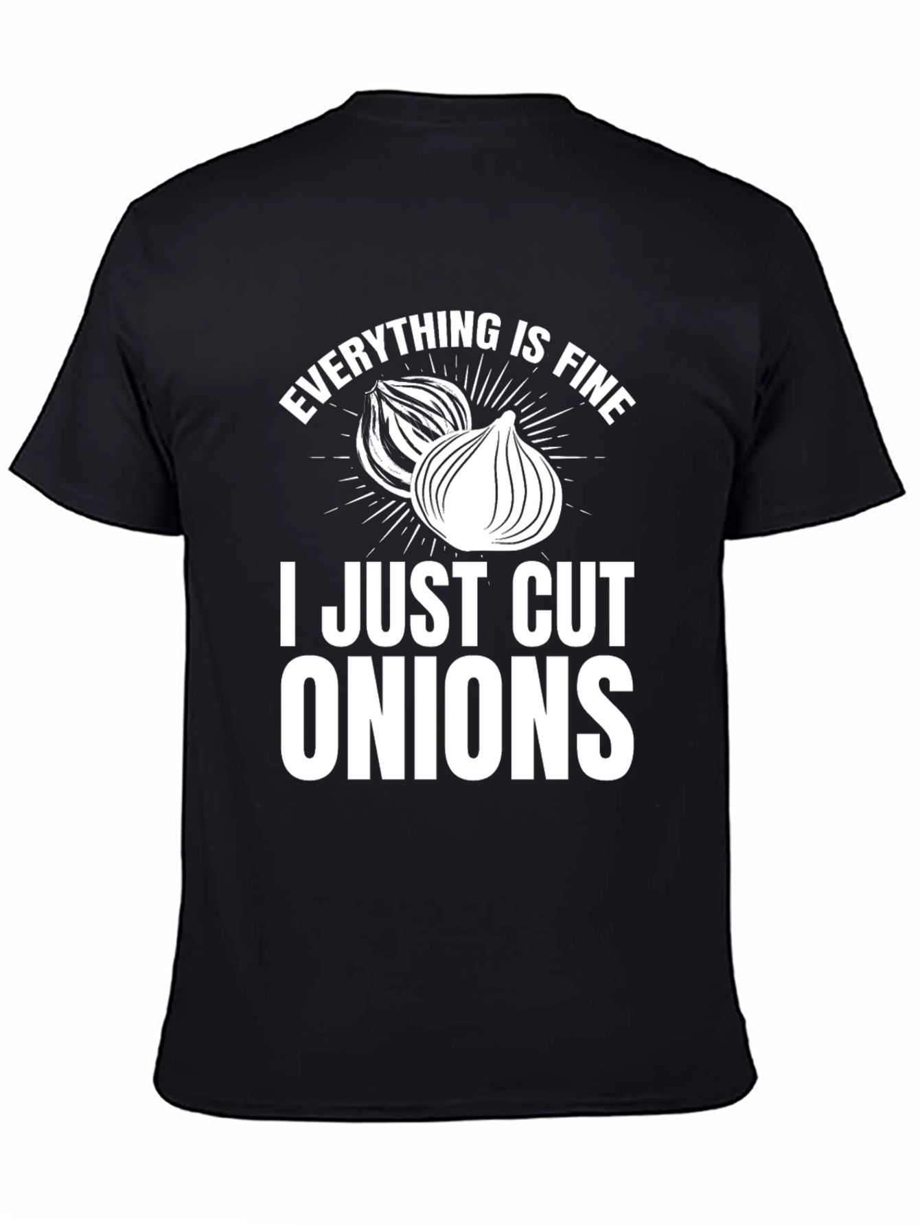 Funny Onion T-Shirt - Everything Is Fine