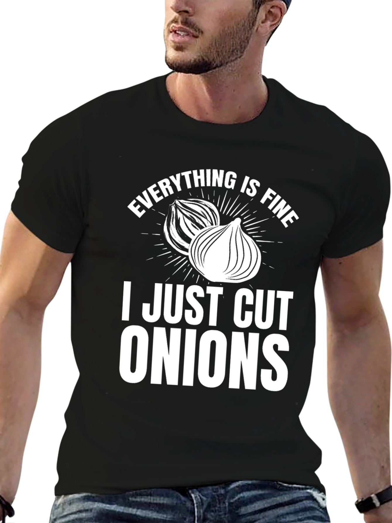 Funny Onion T-Shirt - Everything Is Fine