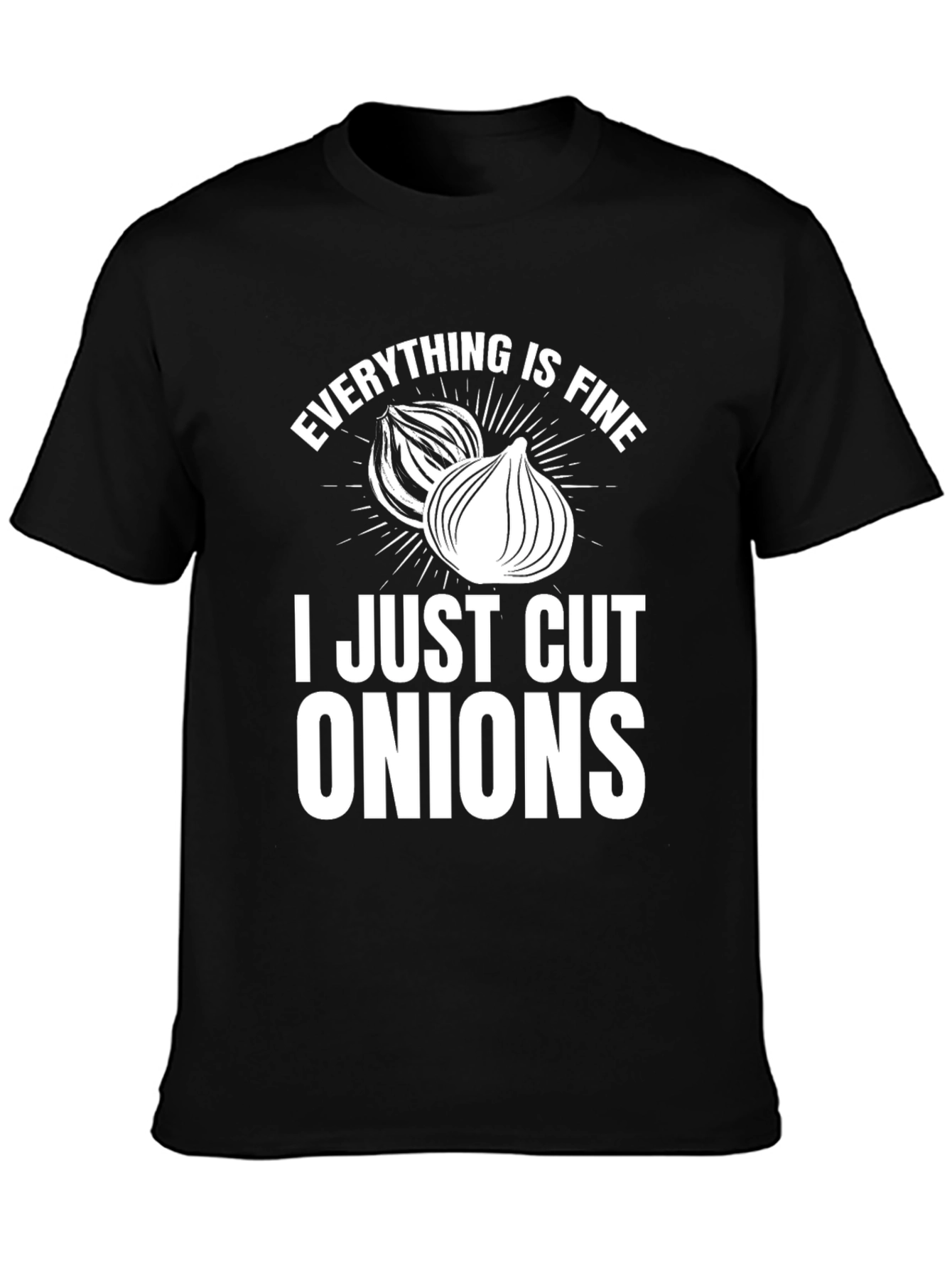 Funny Onion T-Shirt - Everything Is Fine