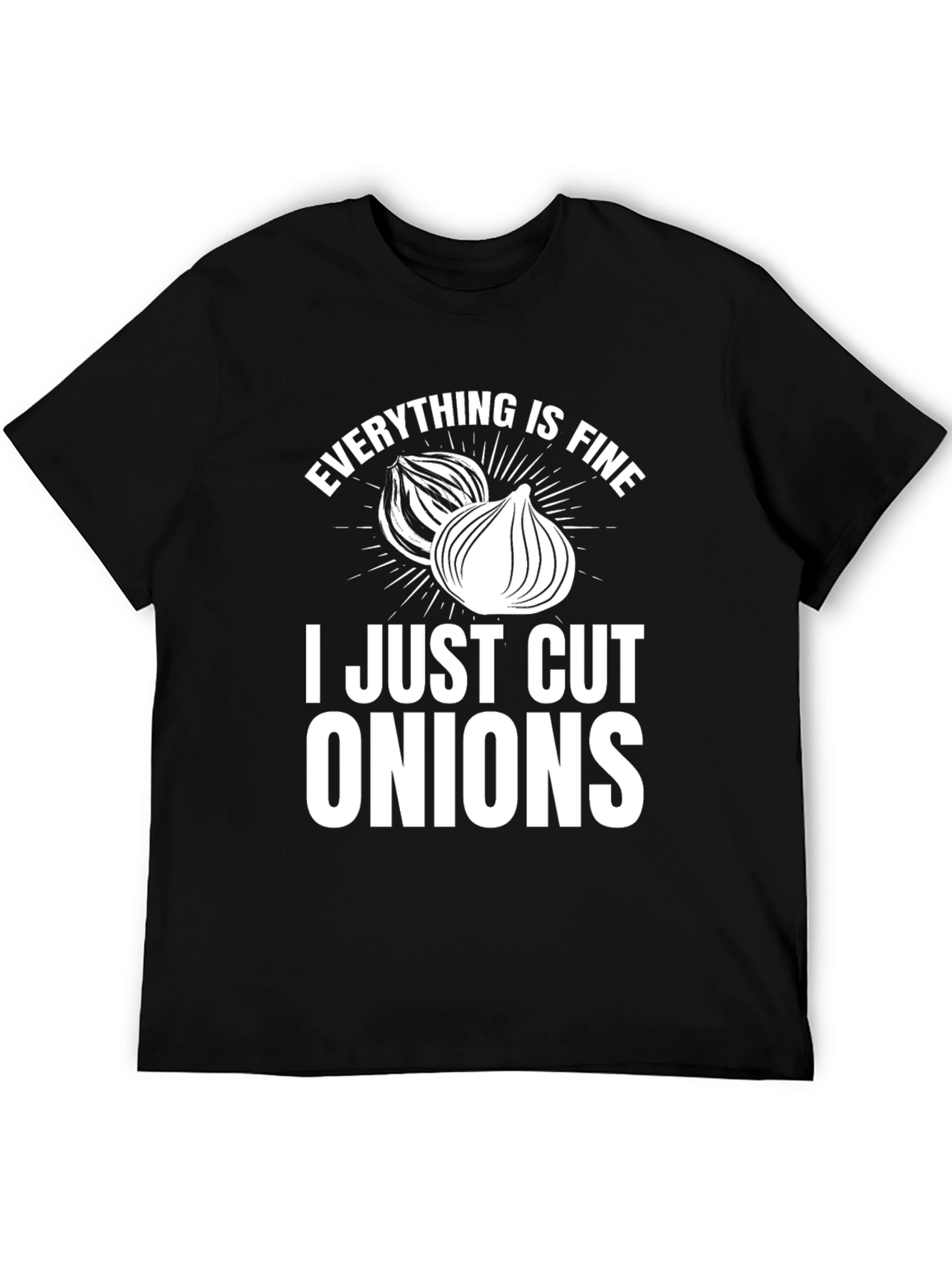 Funny Onion T-Shirt - Everything Is Fine