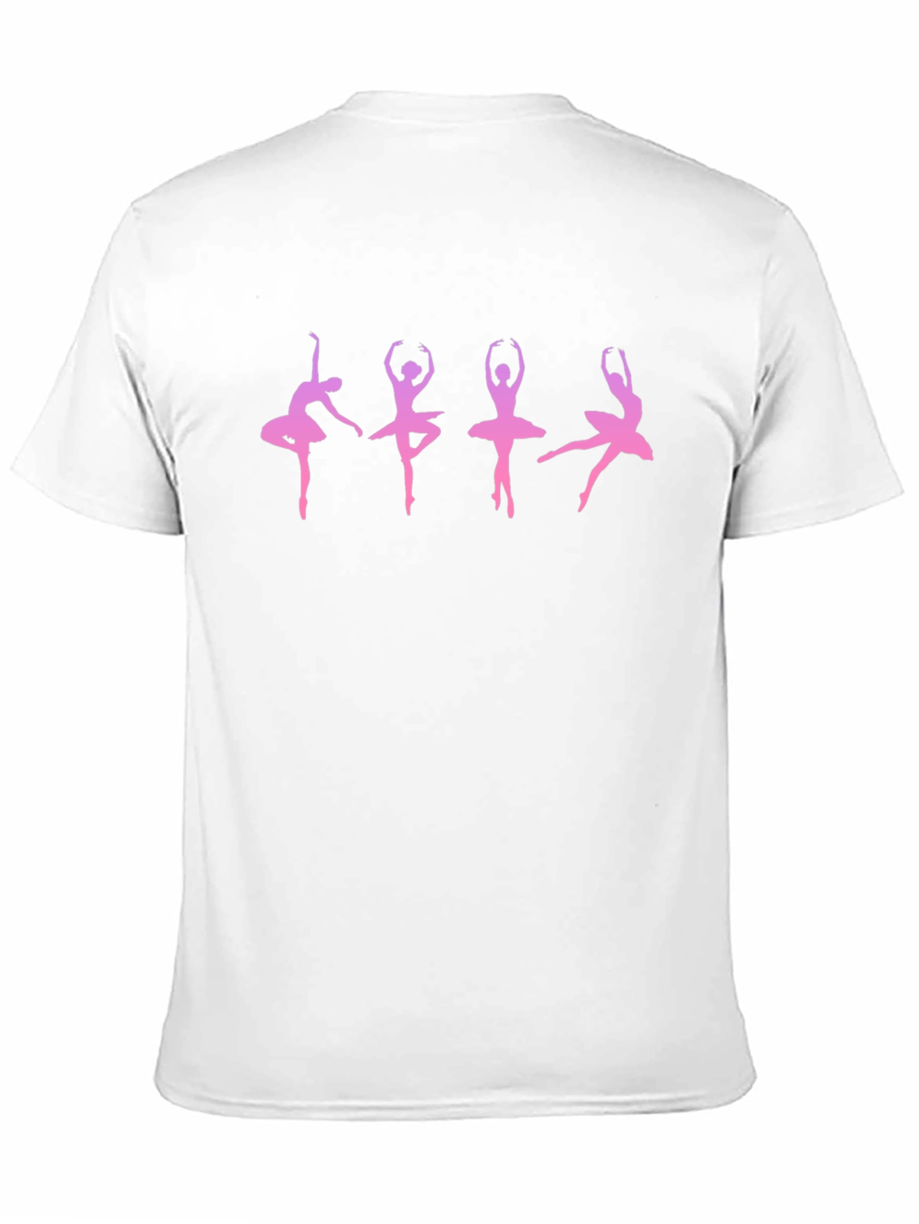 Ballerina Silhouette Graphic Tee - Black