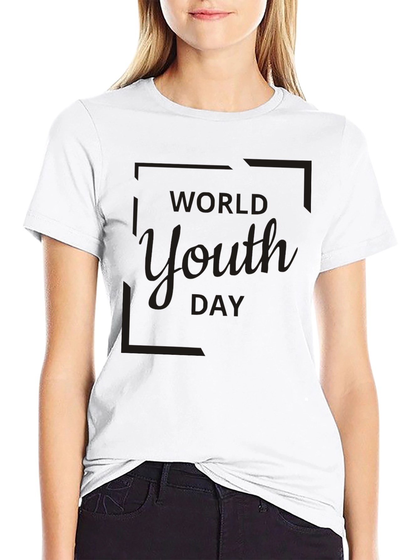 World Youth Day Black T-Shirt