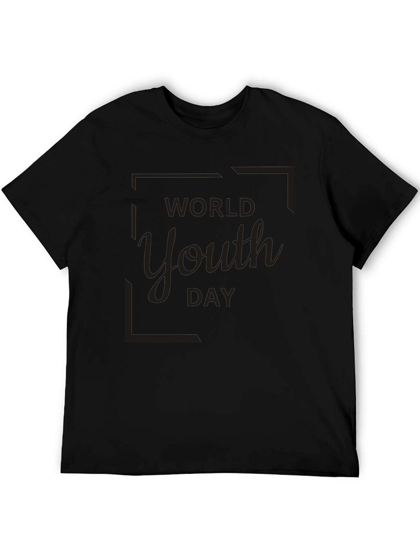 World Youth Day Black T-Shirt