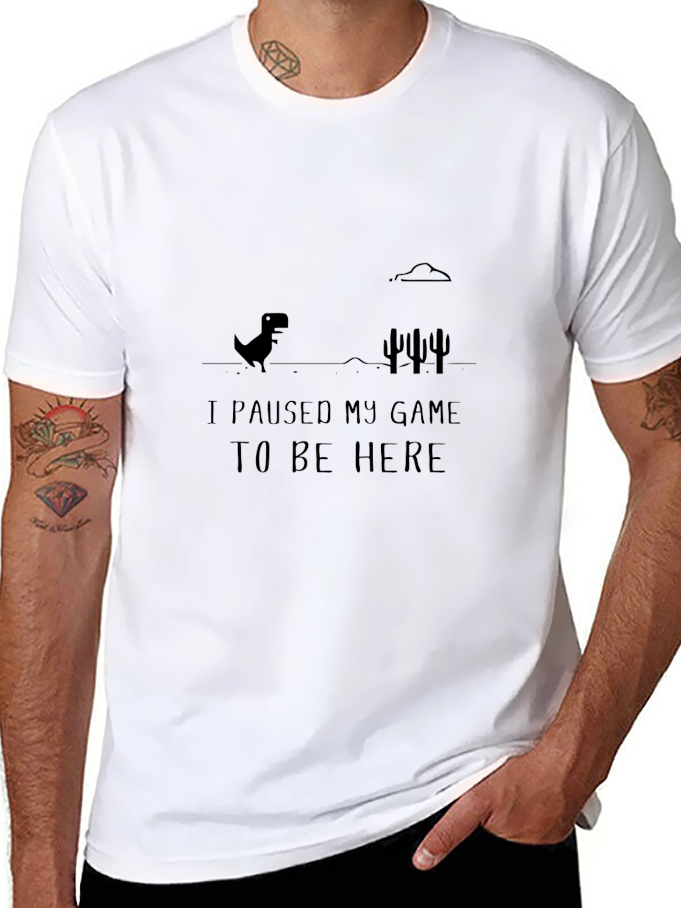 I Paused My Game T-Shirt - Gamer Humor
