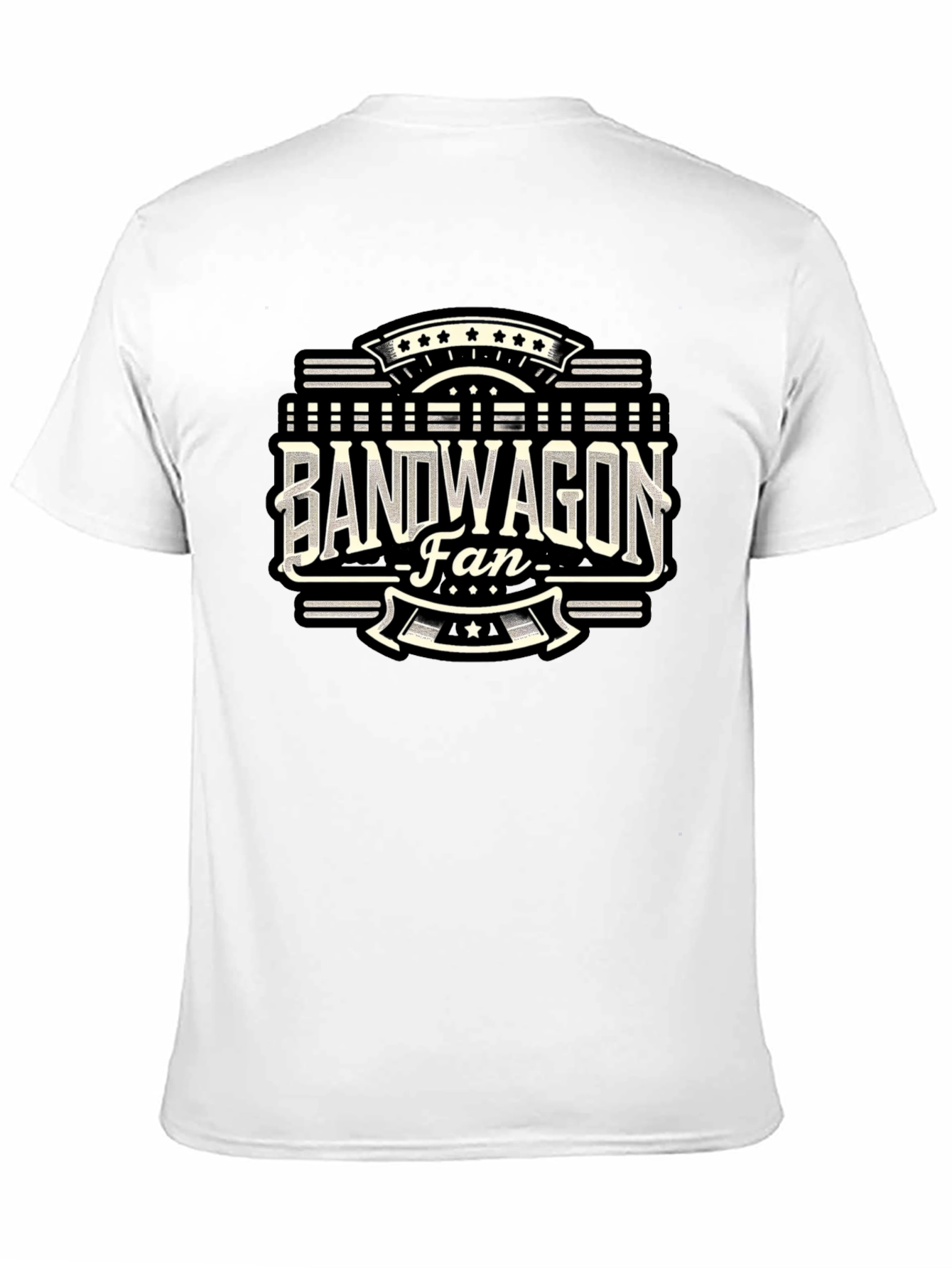 Bandwagon Fan Graphic T-Shirt - Black