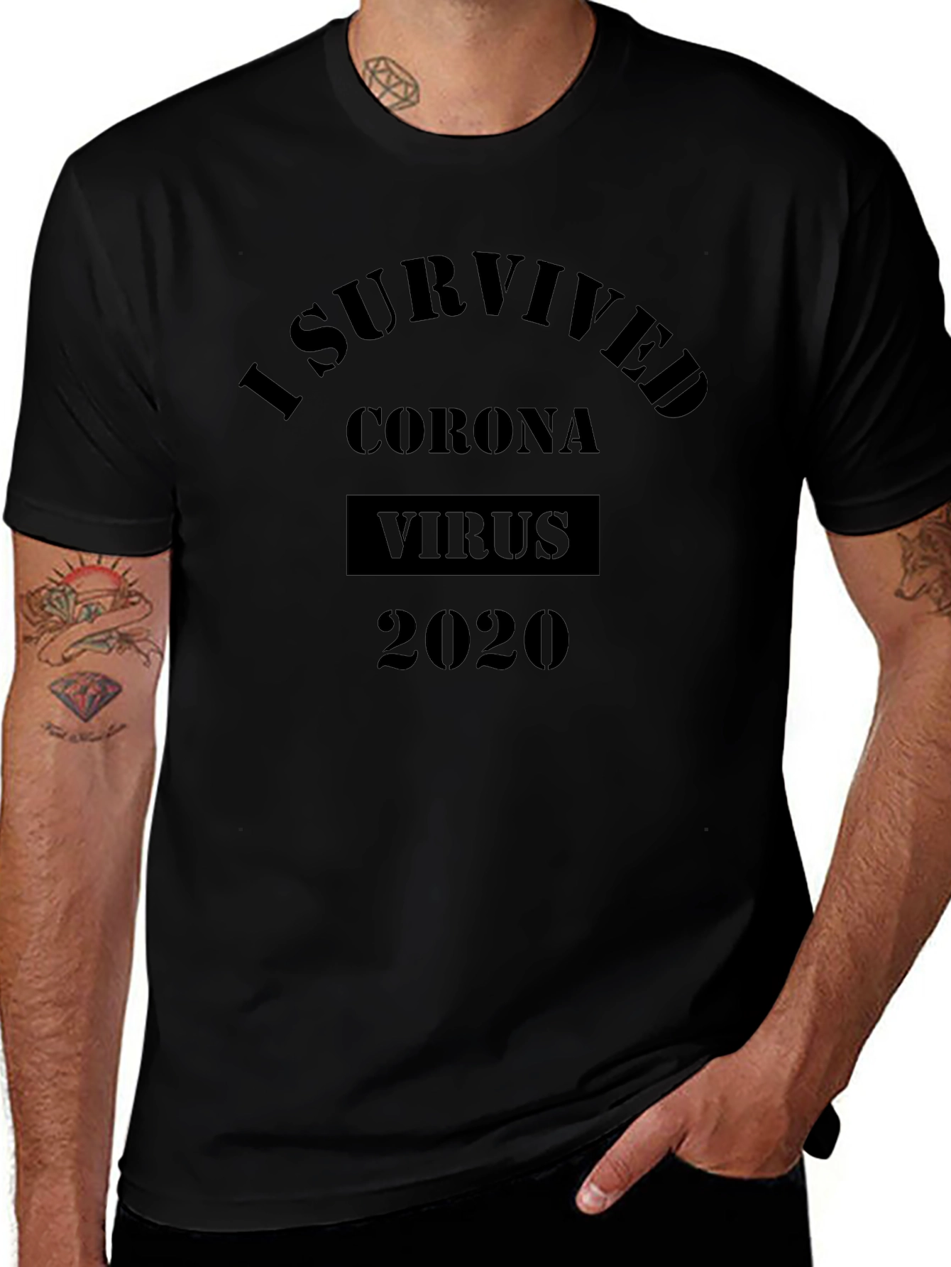 I Survived Corona Virus 2020 T-Shirt