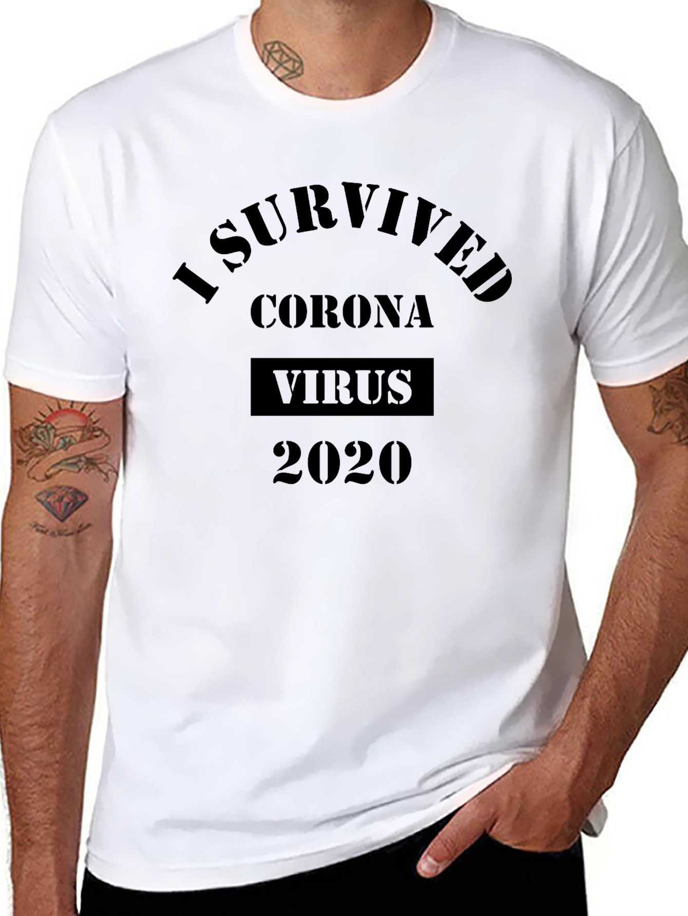 I Survived Corona Virus 2020 T-Shirt