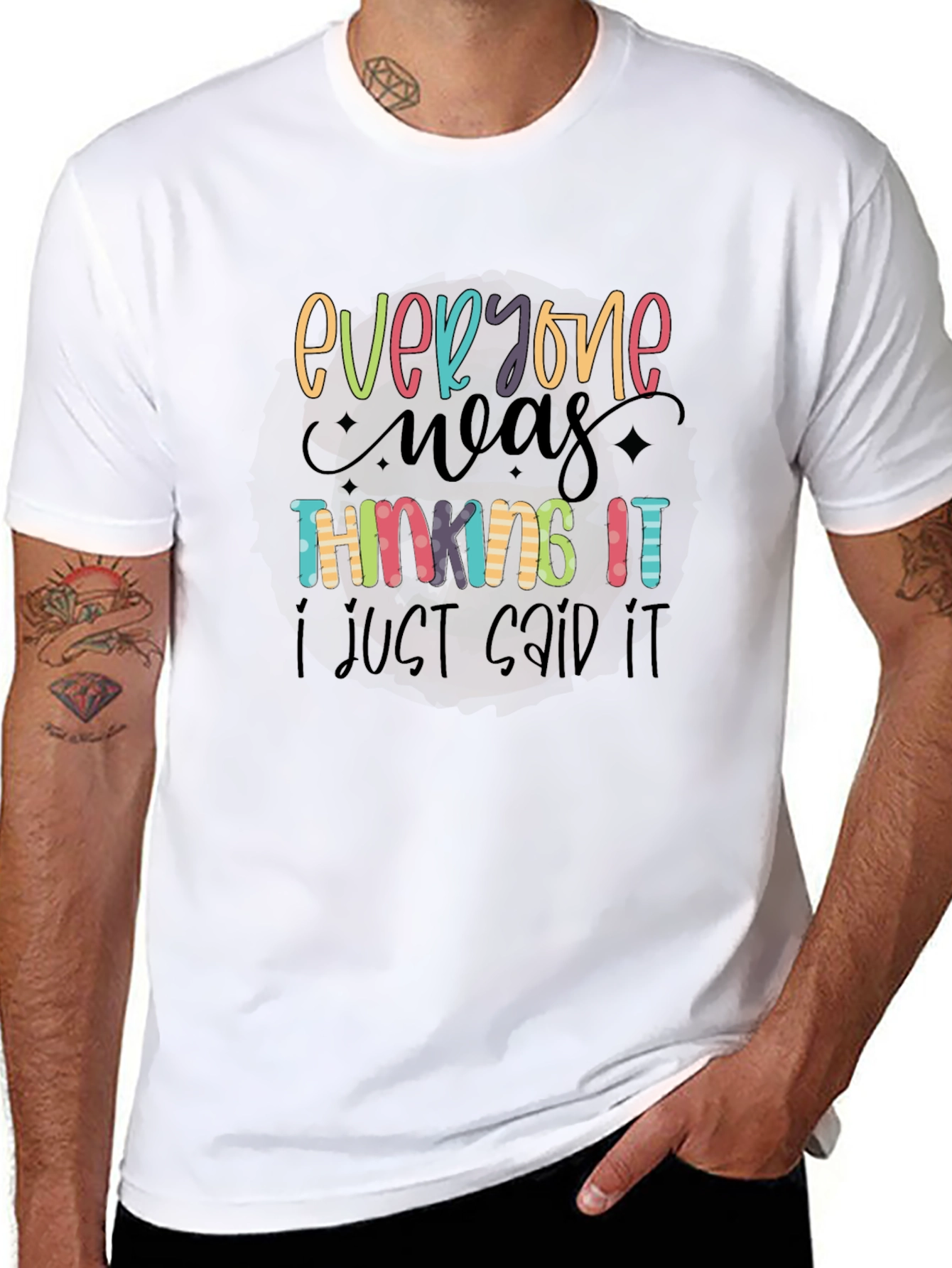 Everyone Was Thinking It Black Graphic Tee