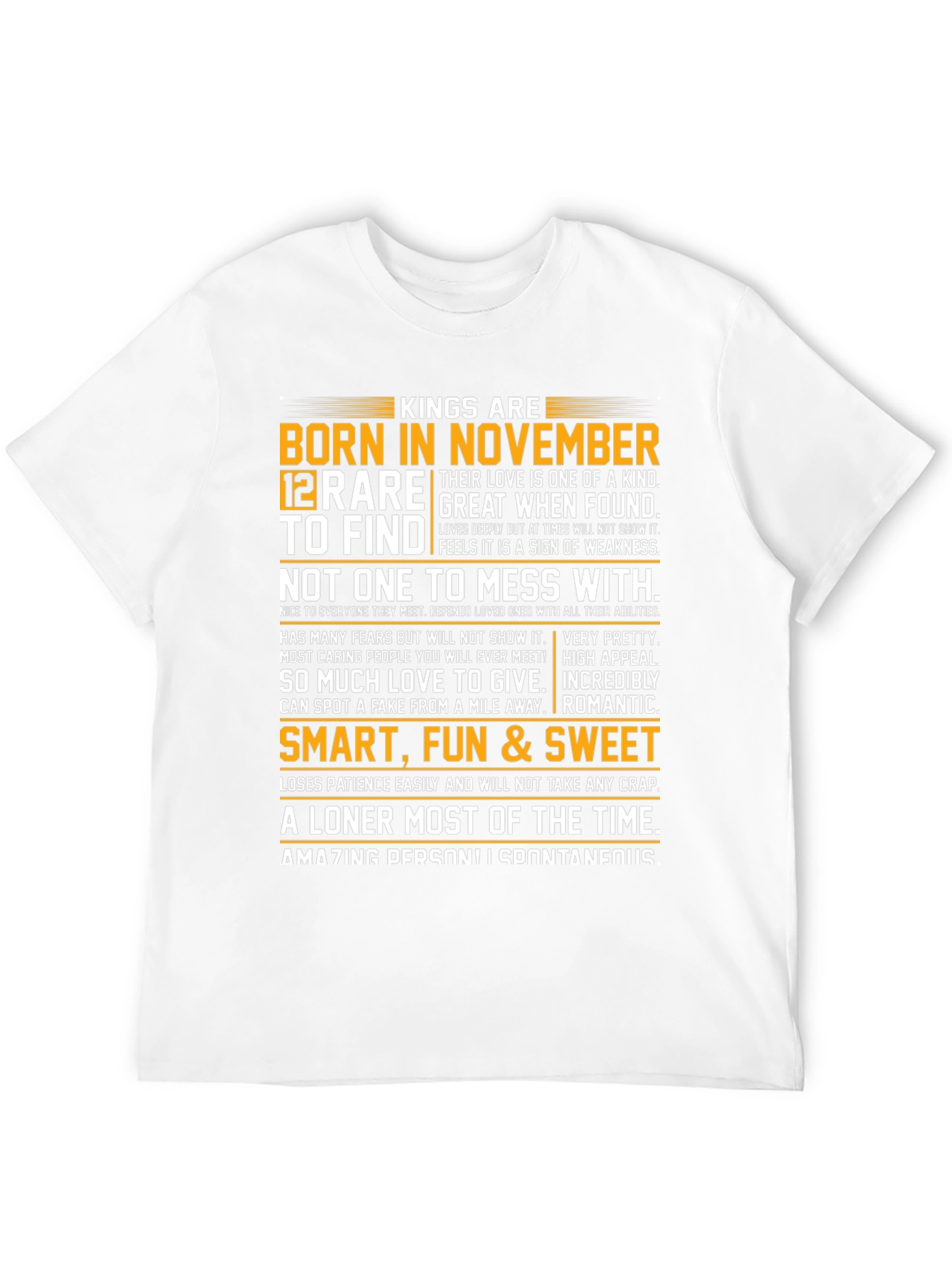 Kings Born in November Graphic Tee