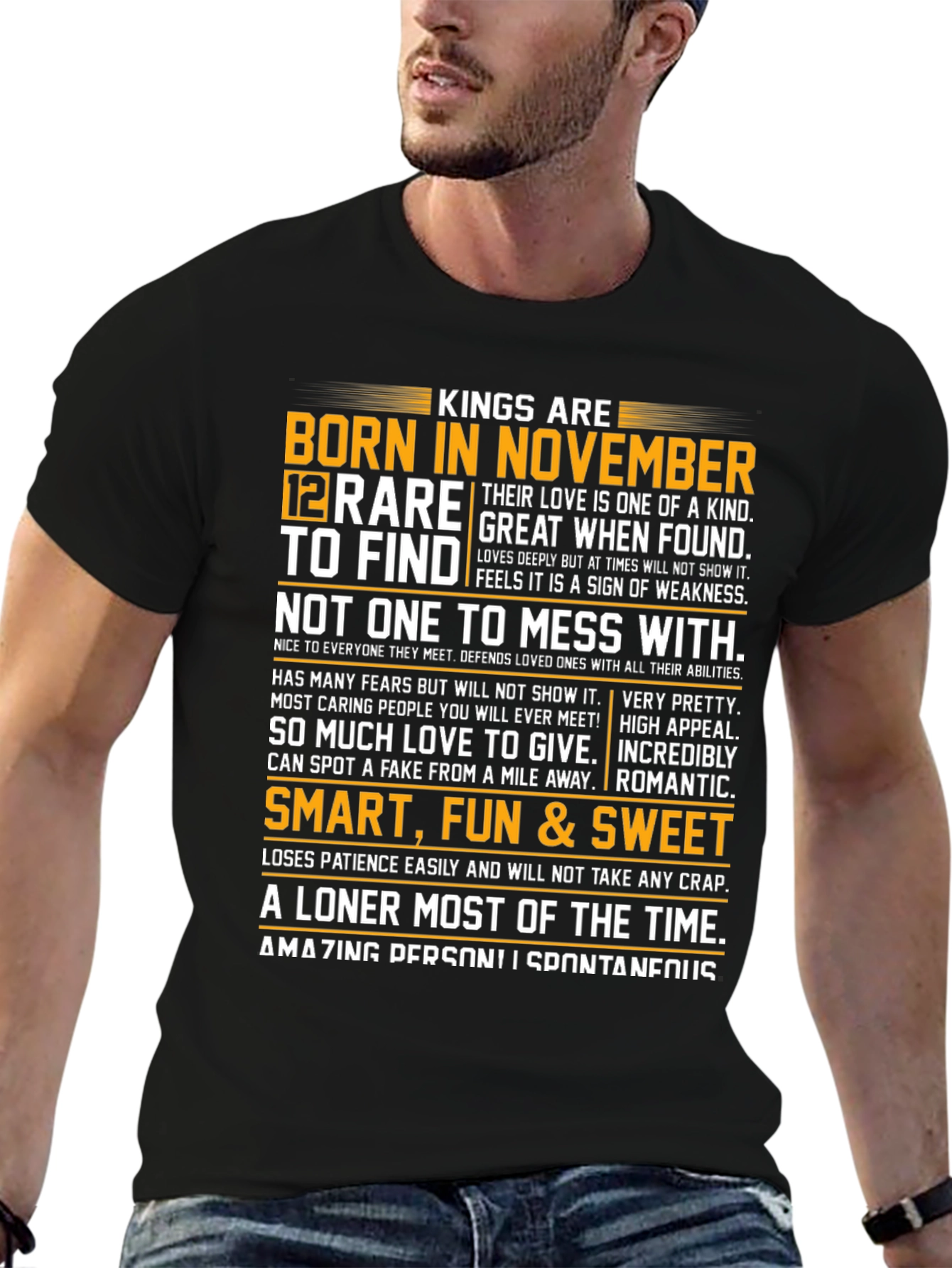 Kings Born in November Graphic Tee