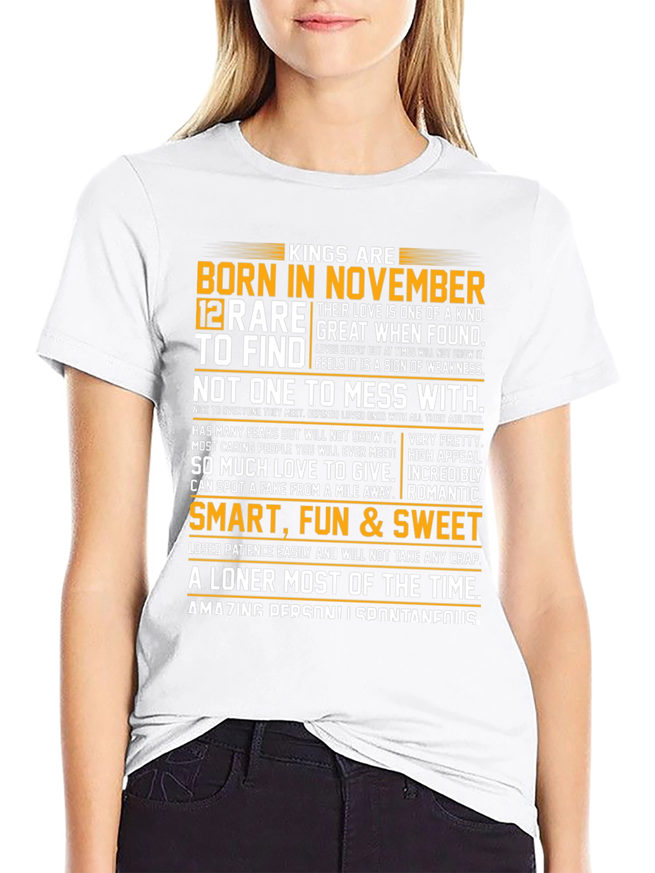 Kings Born in November Graphic Tee