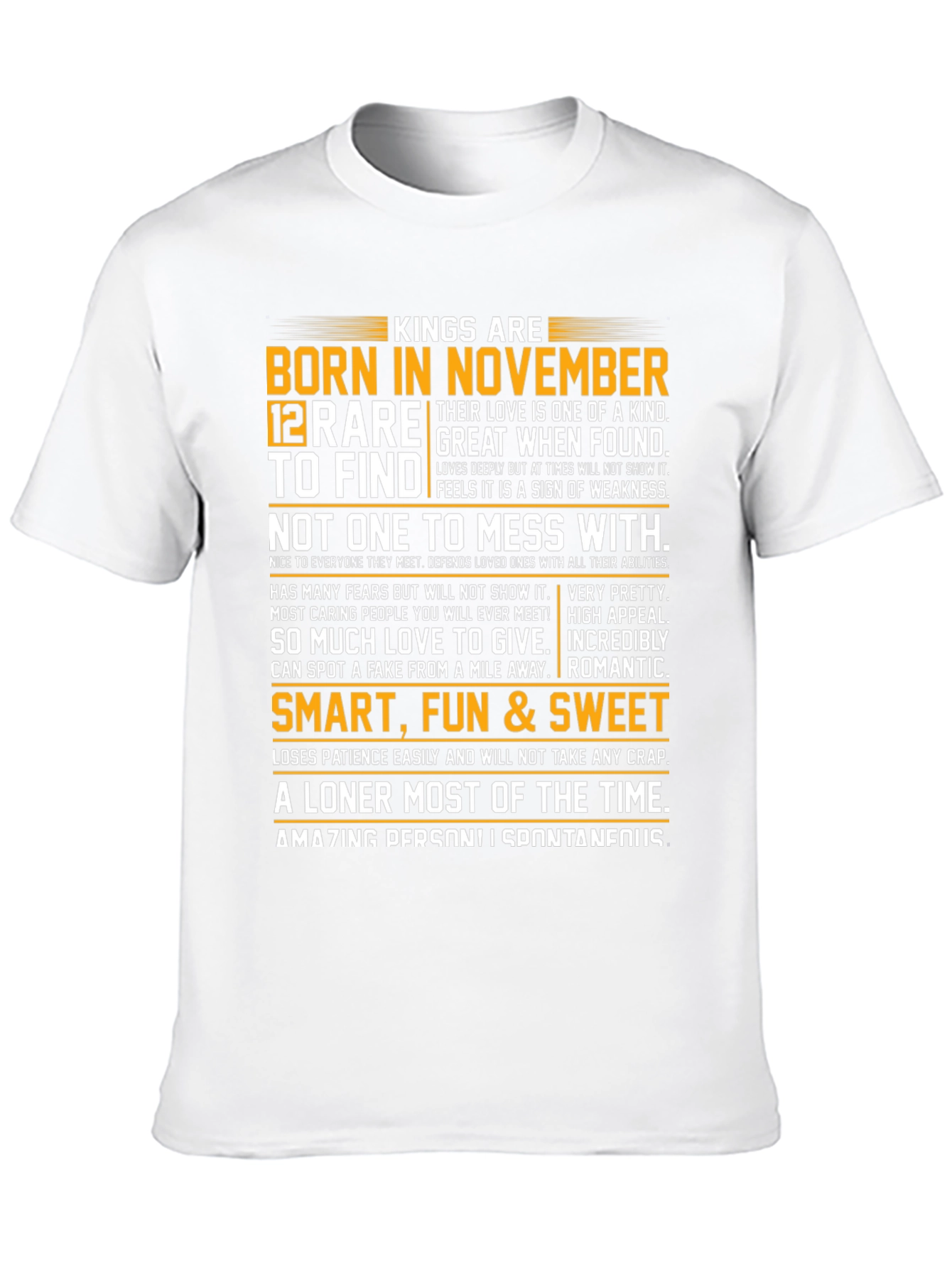 Kings Born in November Graphic Tee