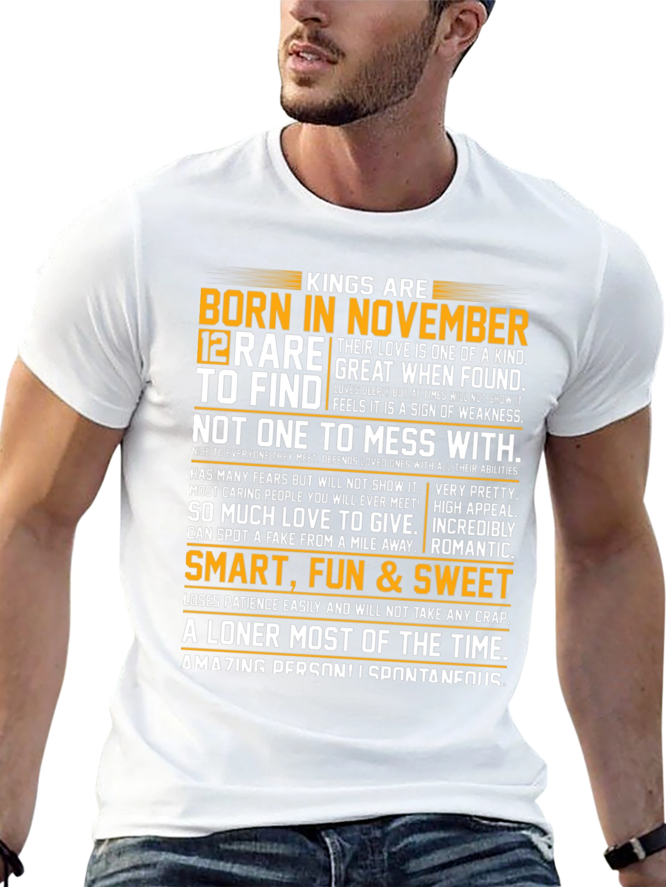 Kings Born in November Graphic Tee