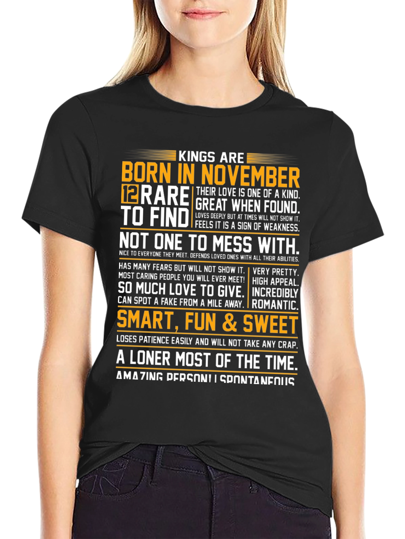 Kings Born in November Graphic Tee