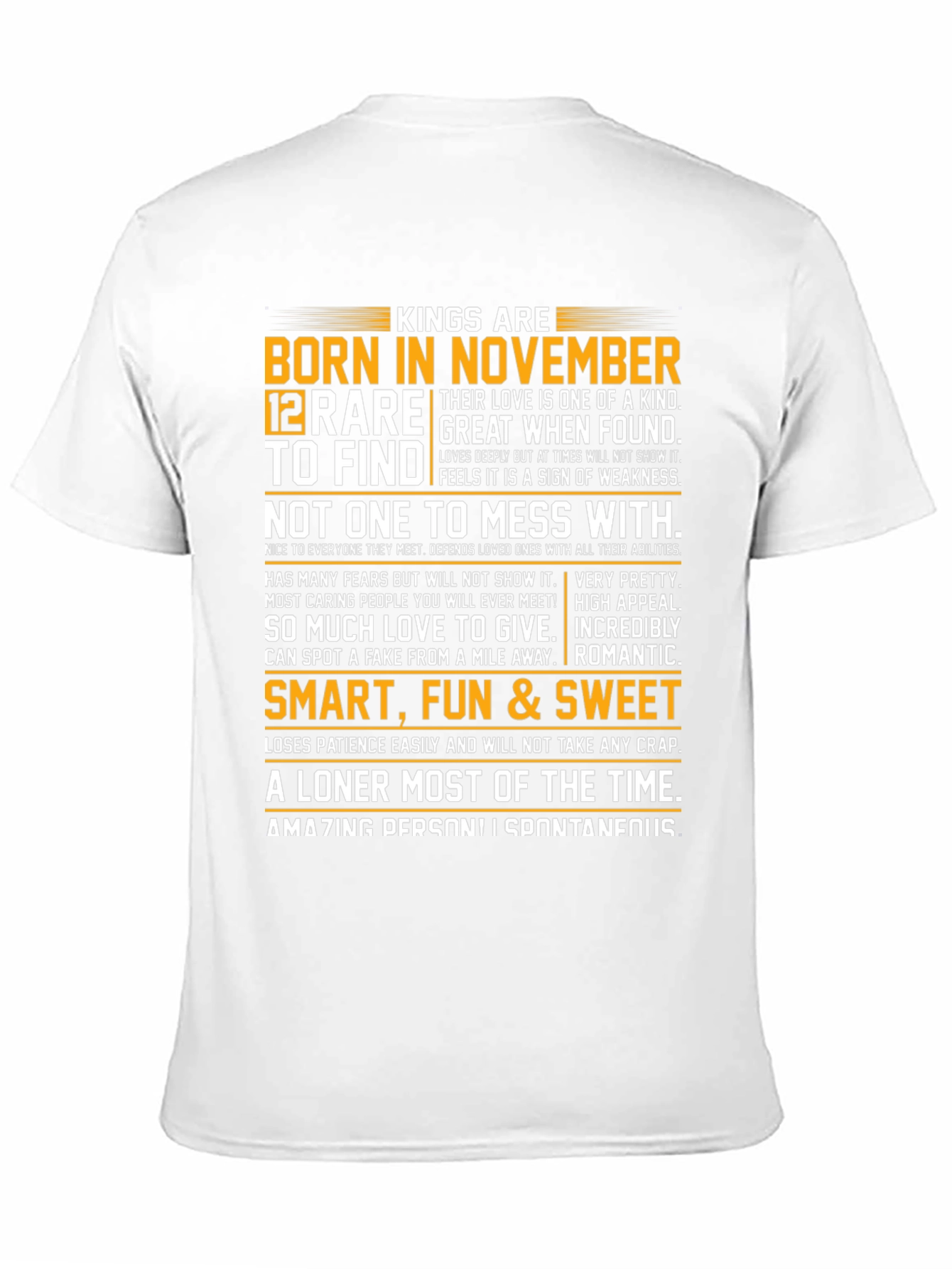Kings Born in November Graphic Tee