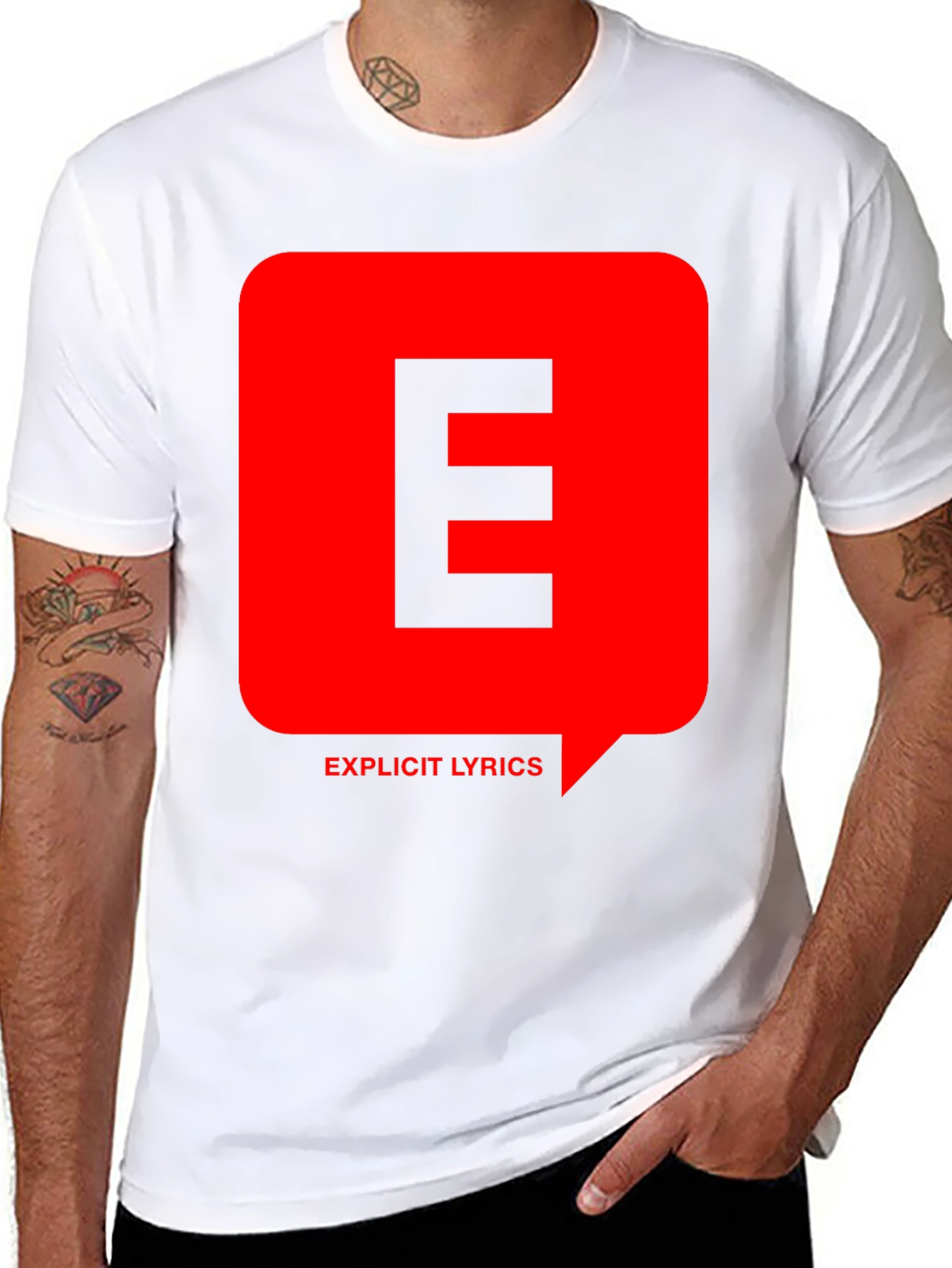 Explicit Lyrics T-Shirt - Bold Graphic Tee