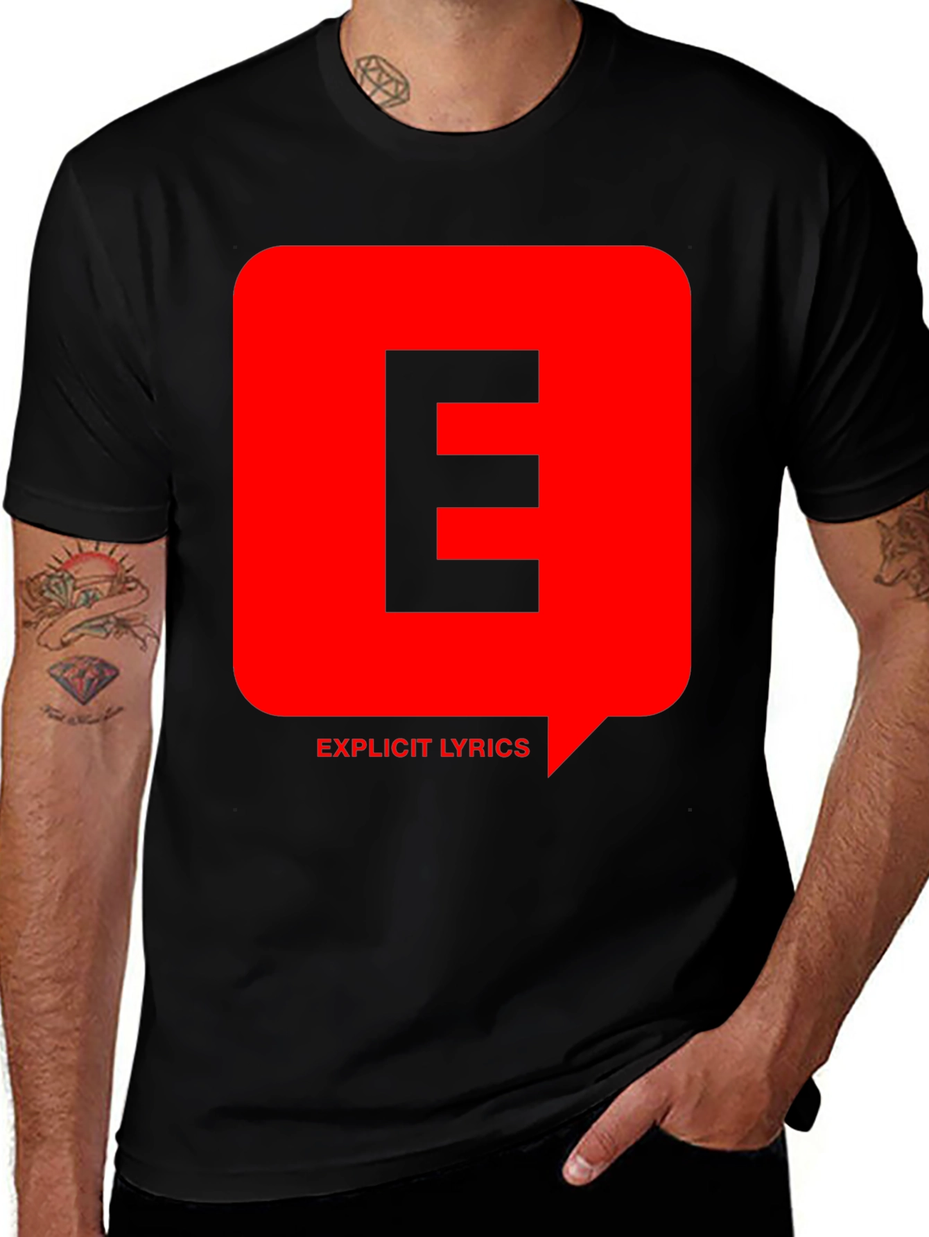 Explicit Lyrics T-Shirt - Bold Graphic Tee