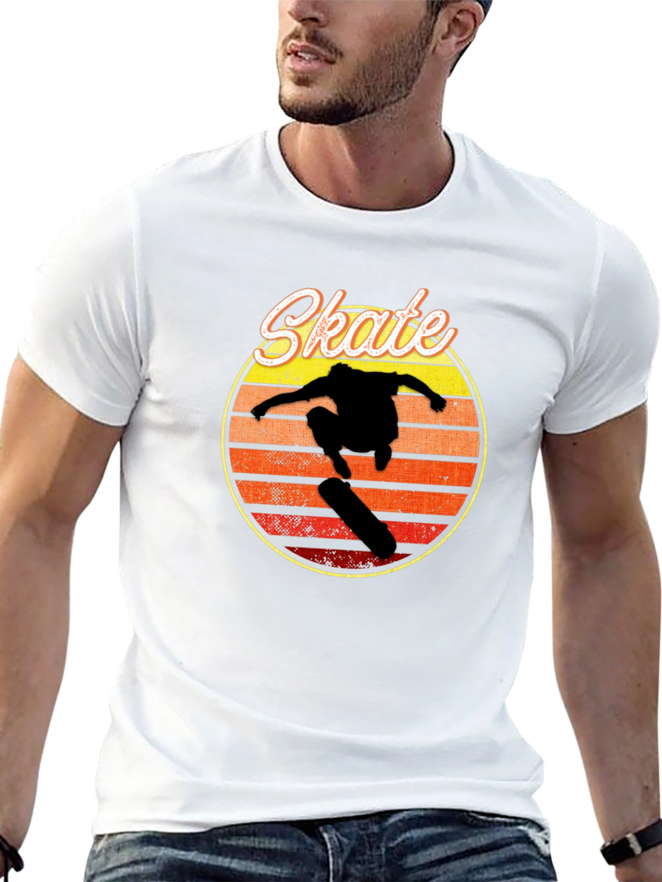 Retro Skate Silhouette T-Shirt