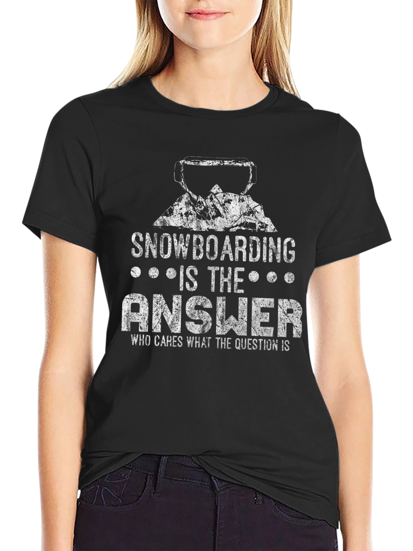 Snowboarding is the Answer T-Shirt