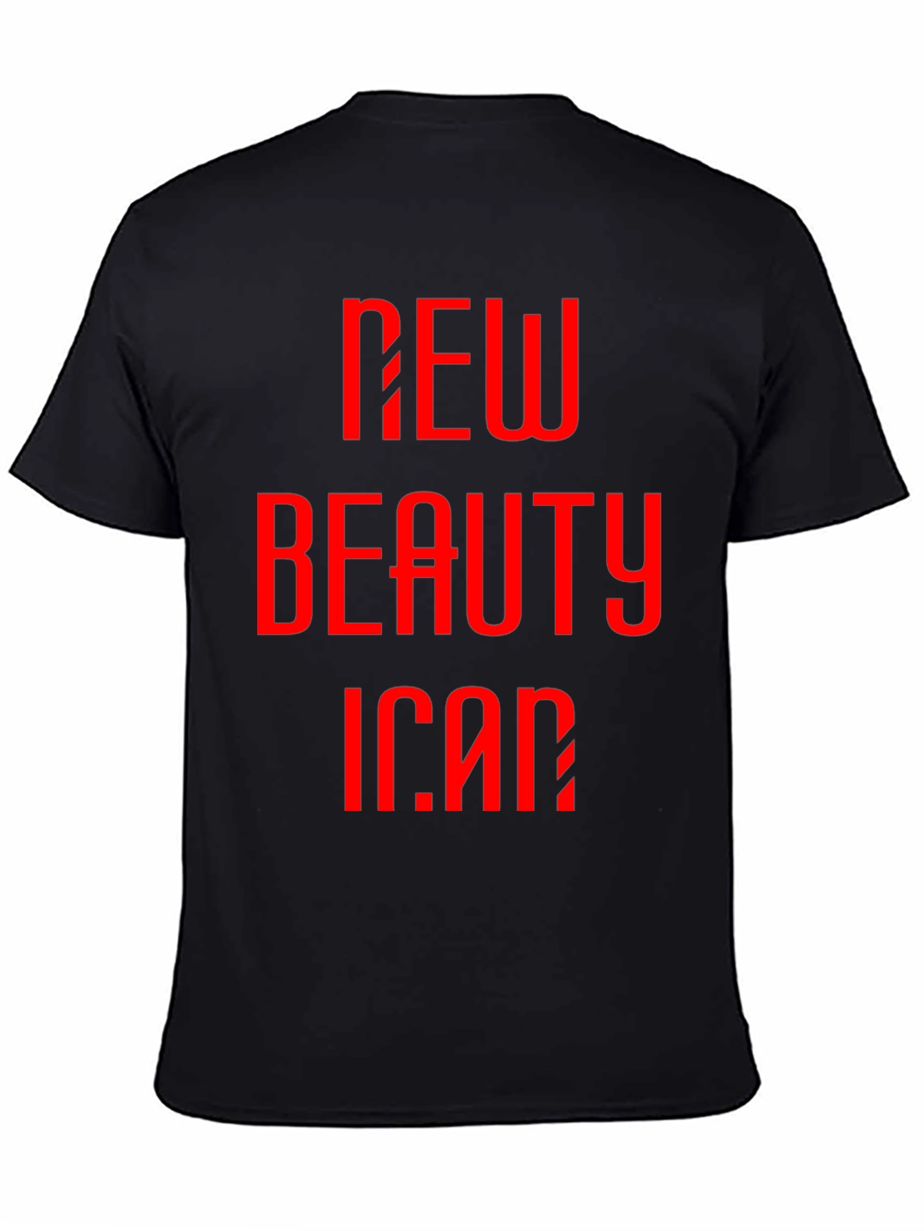 New Beauty Icon Black Graphic Tee