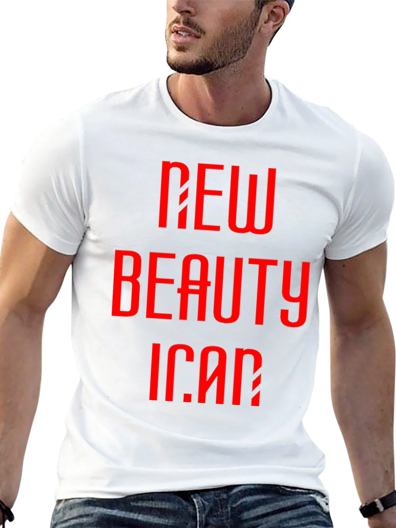 New Beauty Icon Black Graphic Tee