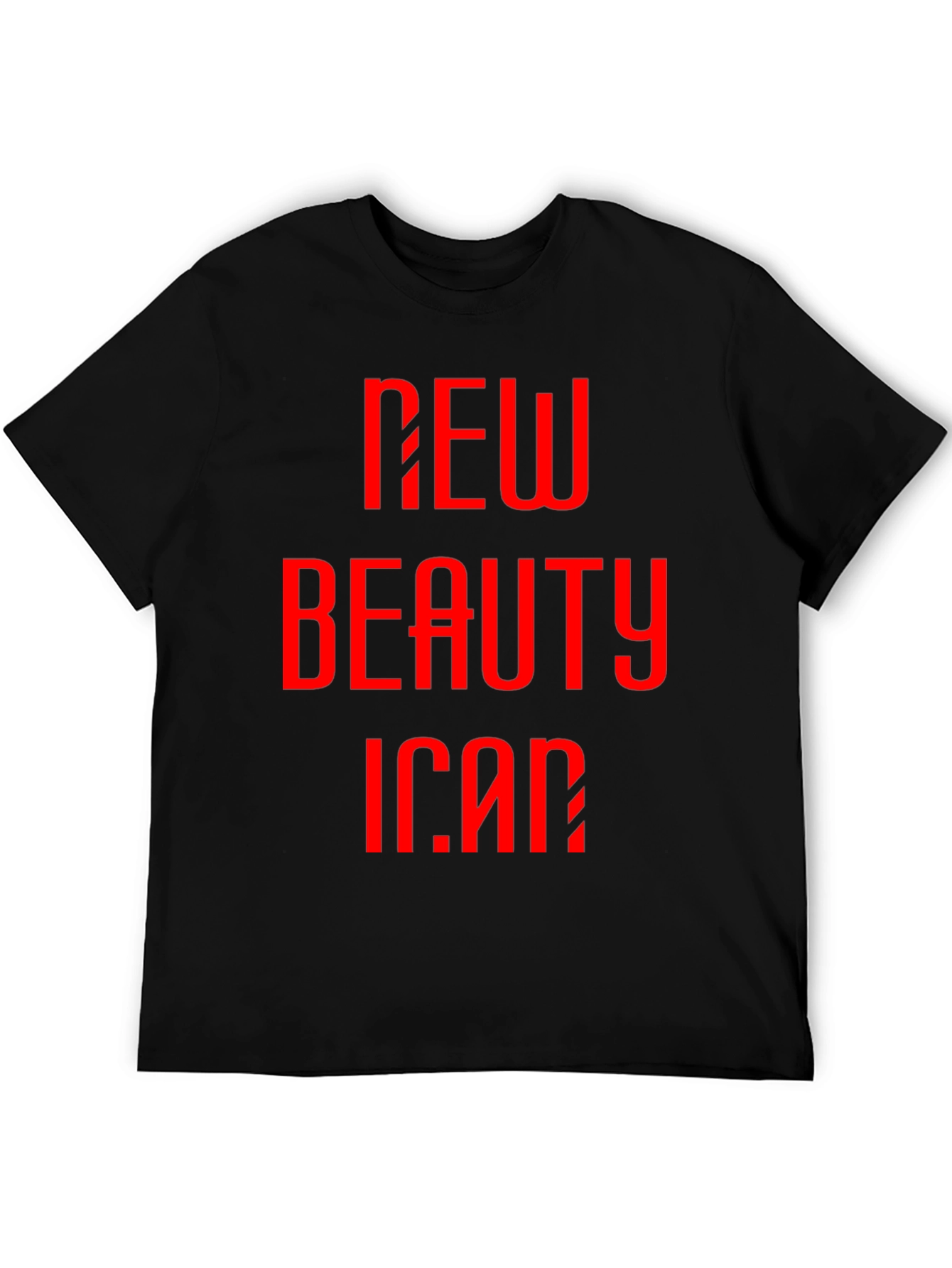 New Beauty Icon Black Graphic Tee