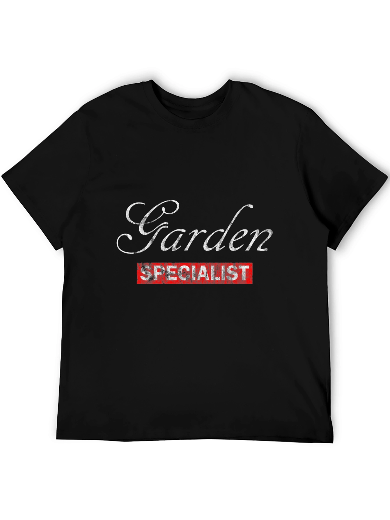 Garden Specialist T-Shirt - Black Graphic Tee