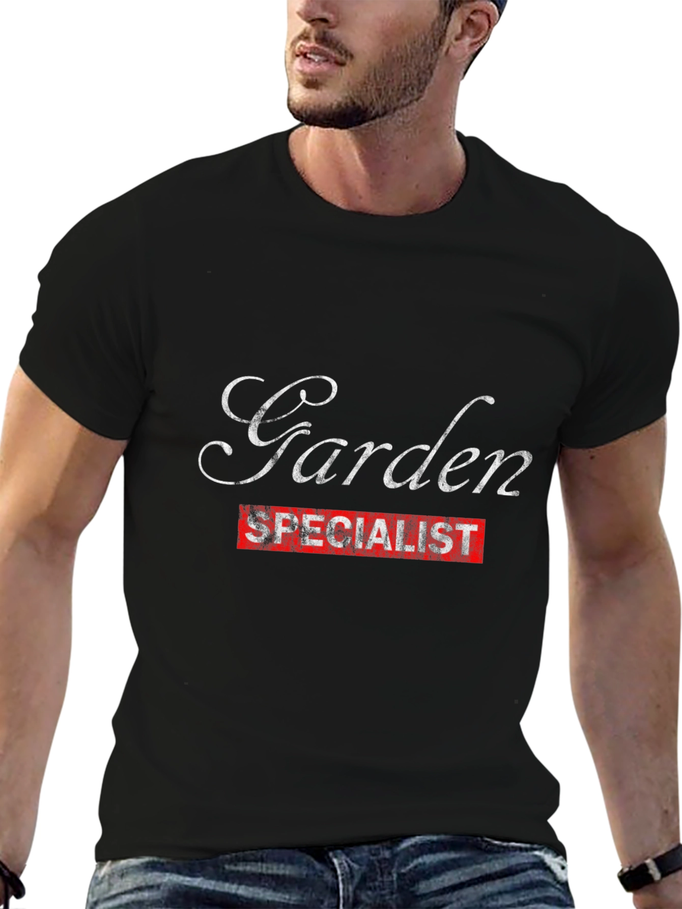Garden Specialist T-Shirt - Black Graphic Tee
