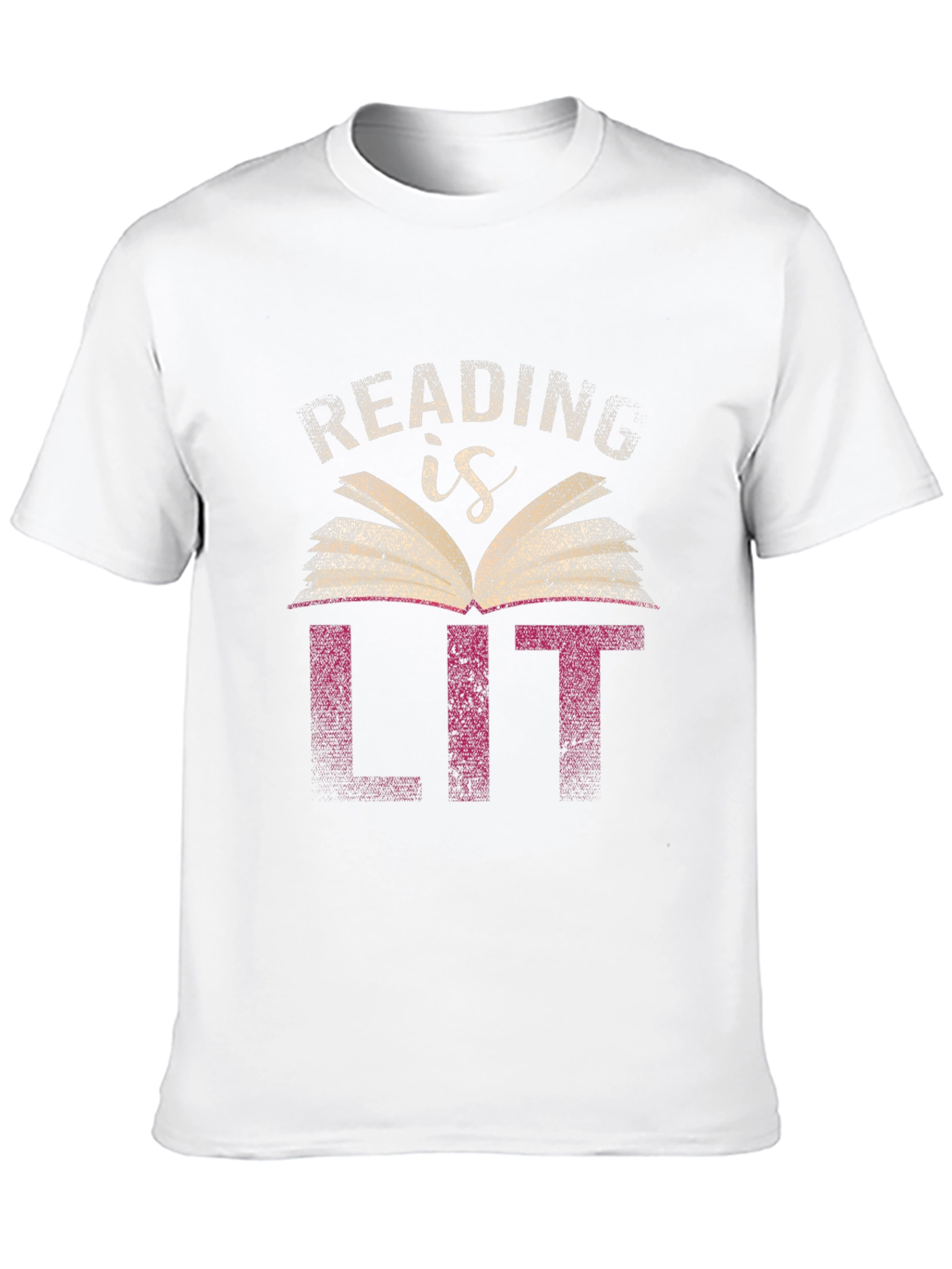 Reading is Lit Graphic Tee - Book Lover T-Shirt