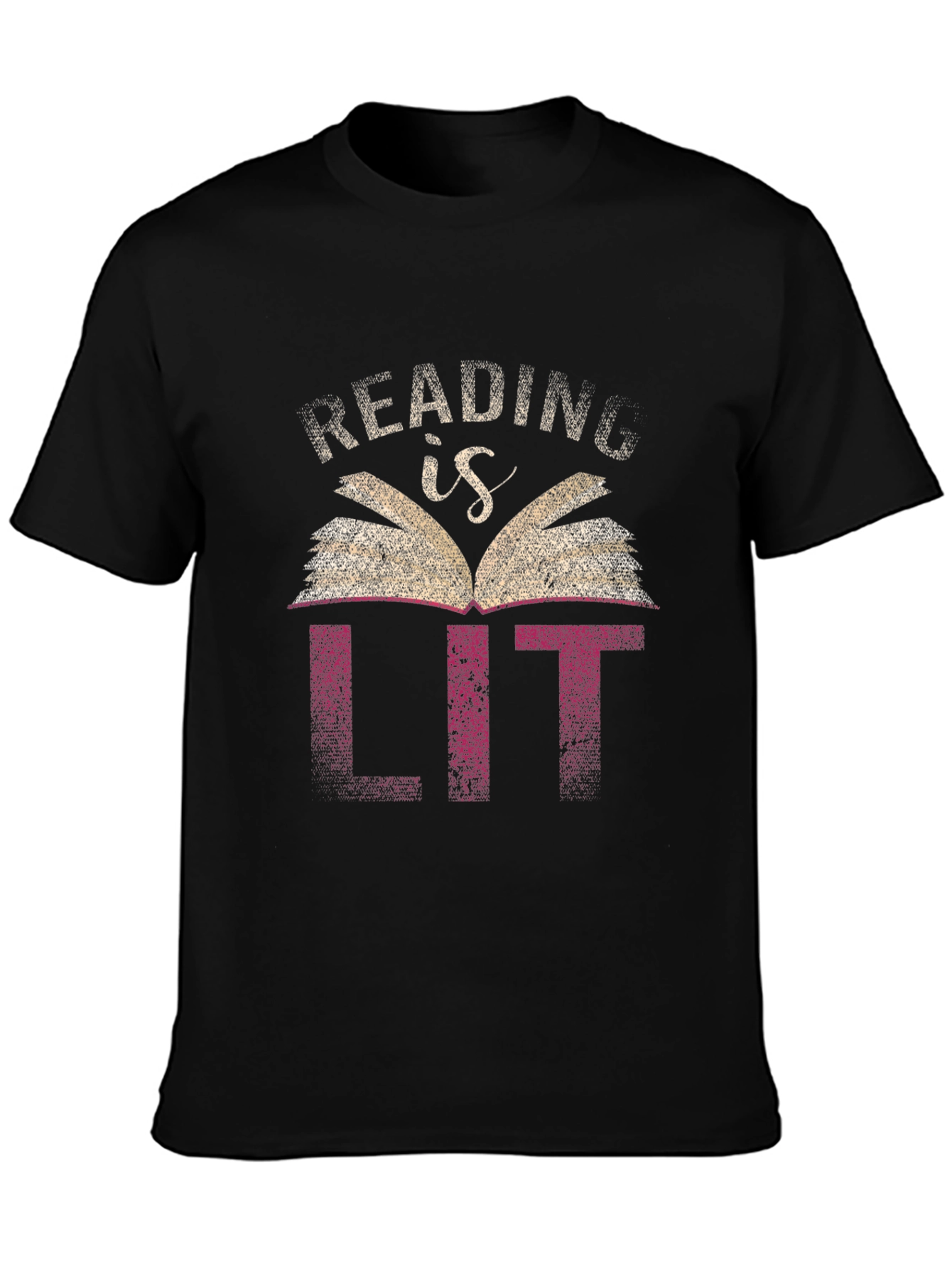 Reading is Lit Graphic Tee - Book Lover T-Shirt