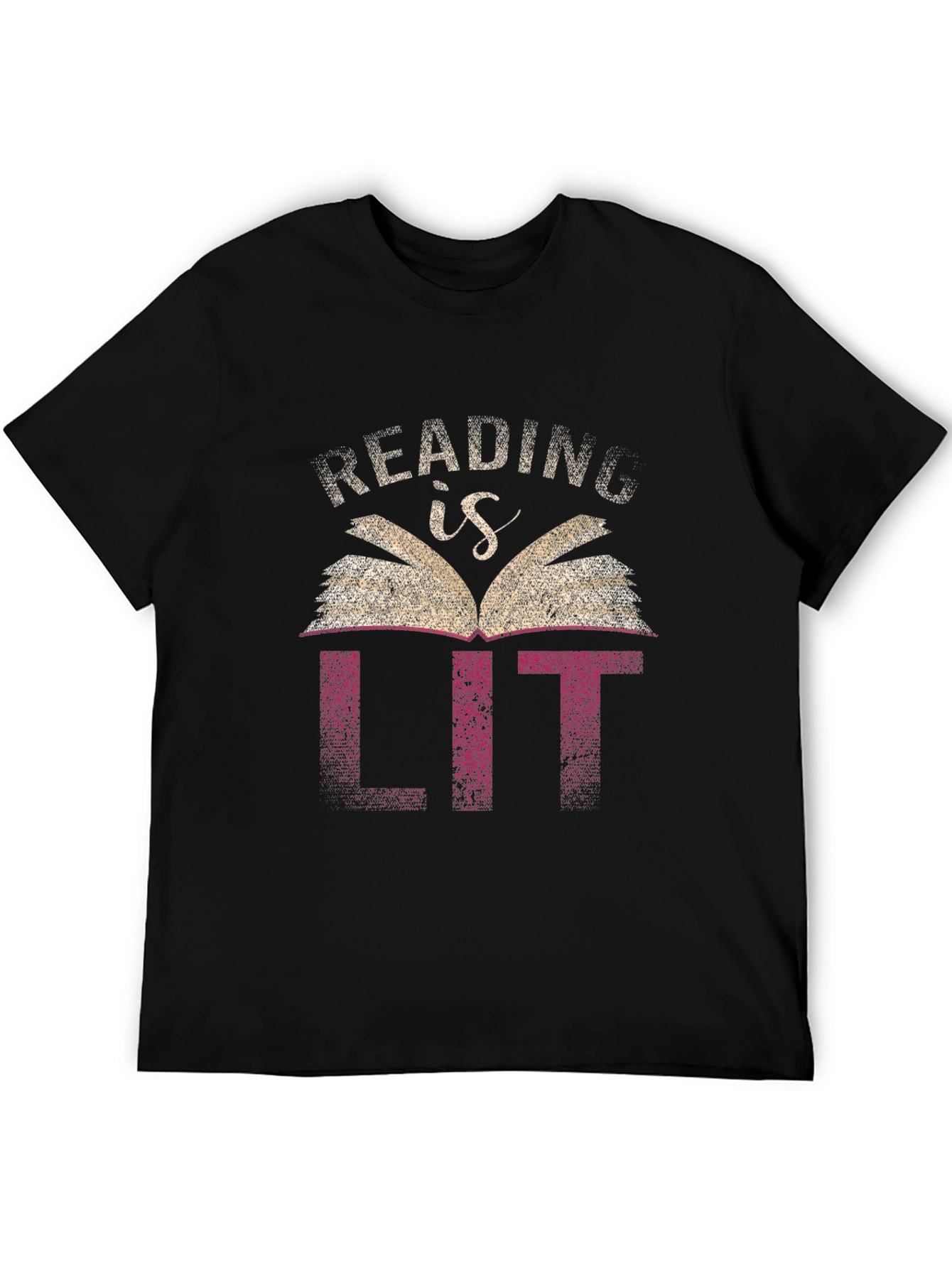 Reading is Lit Graphic Tee - Book Lover T-Shirt