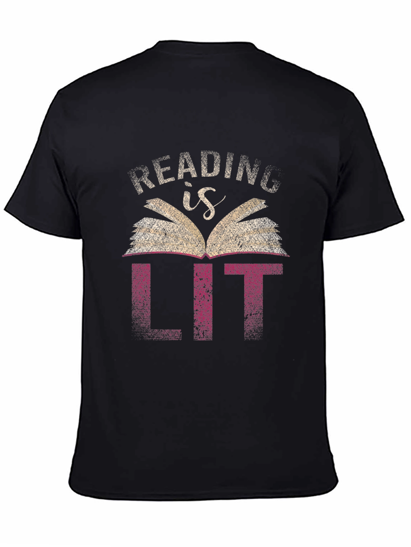 Reading is Lit Graphic Tee - Book Lover T-Shirt