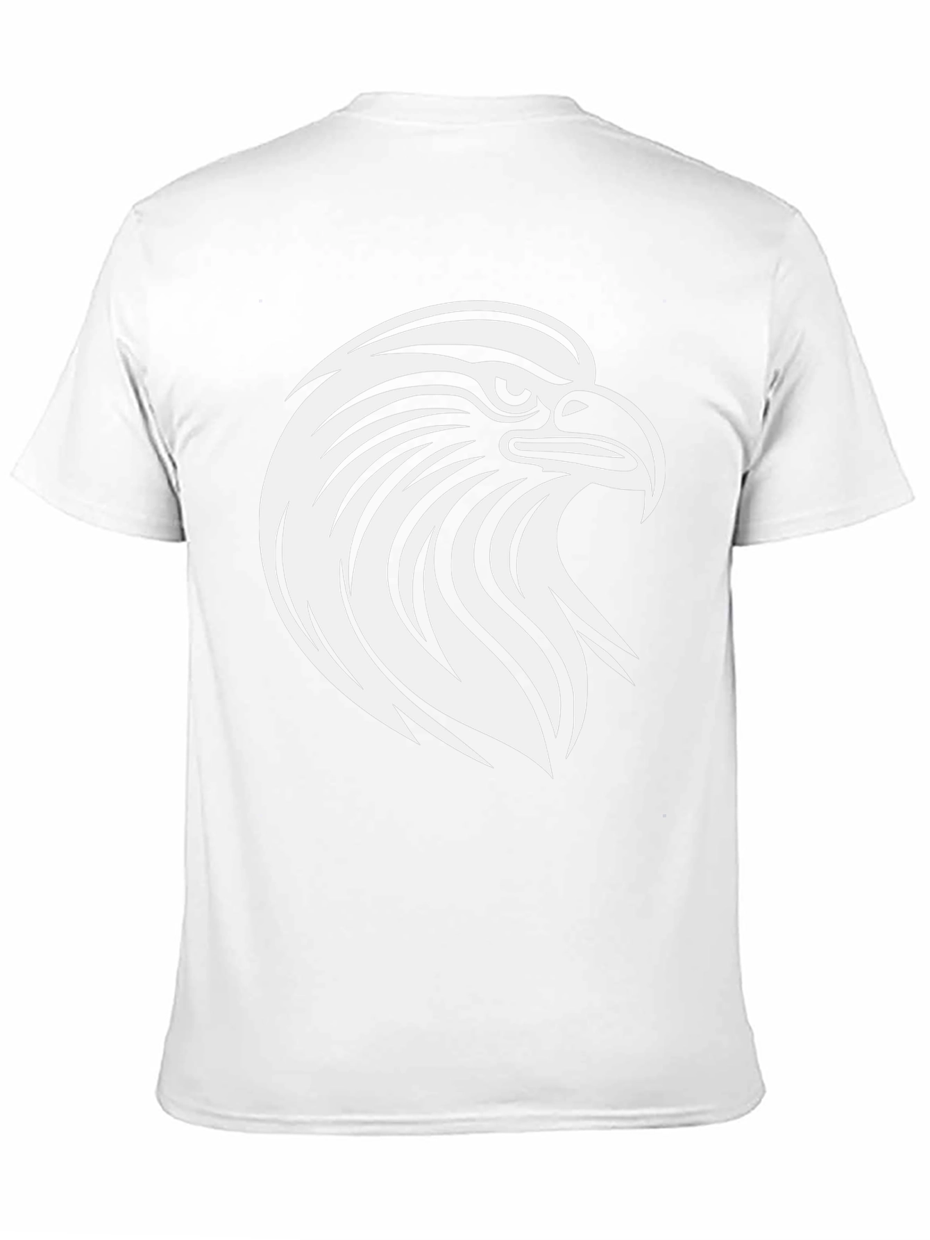 Bold Eagle Graphic Tee - Black Cotton T-Shirt