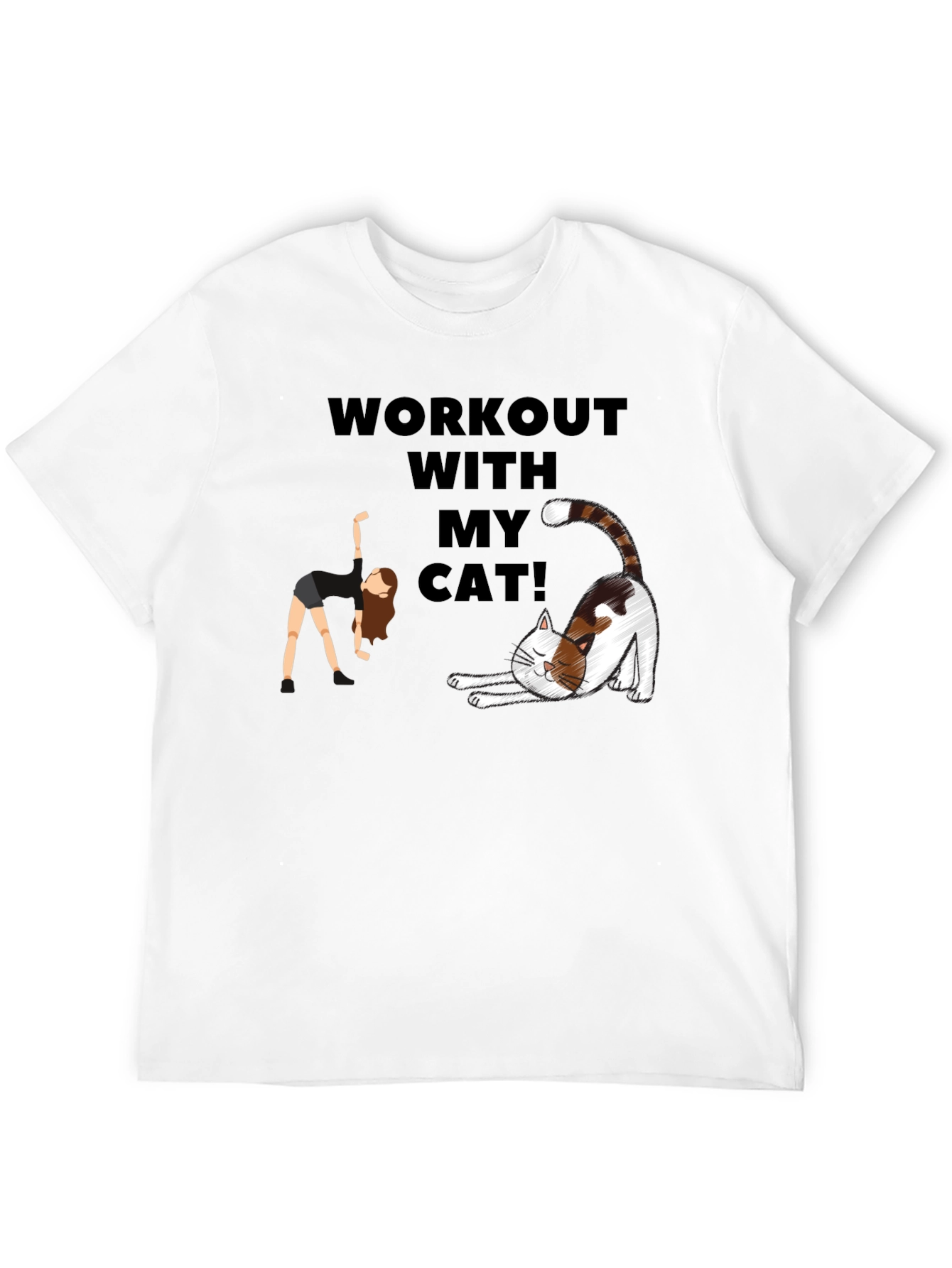 Workout With My Cat T-Shirt