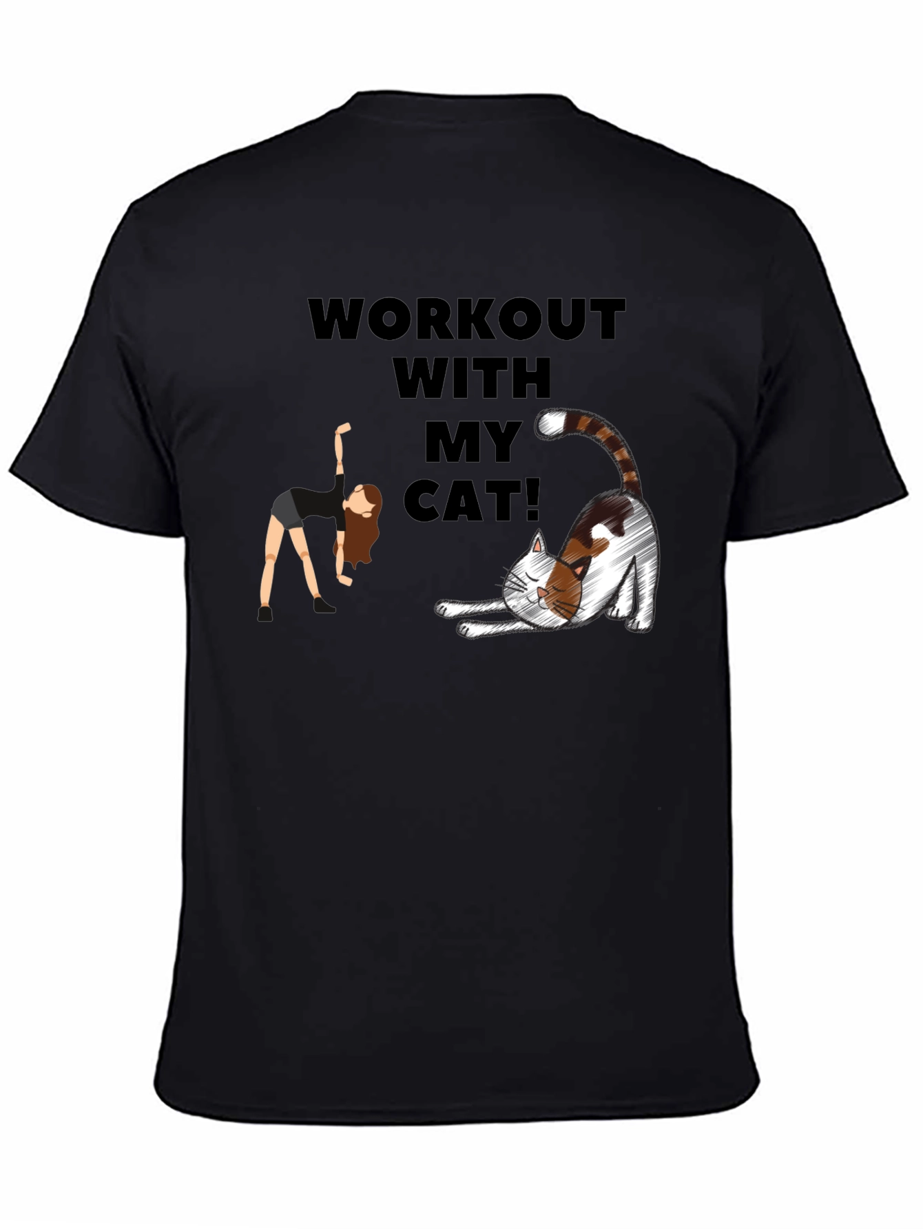 Workout With My Cat T-Shirt