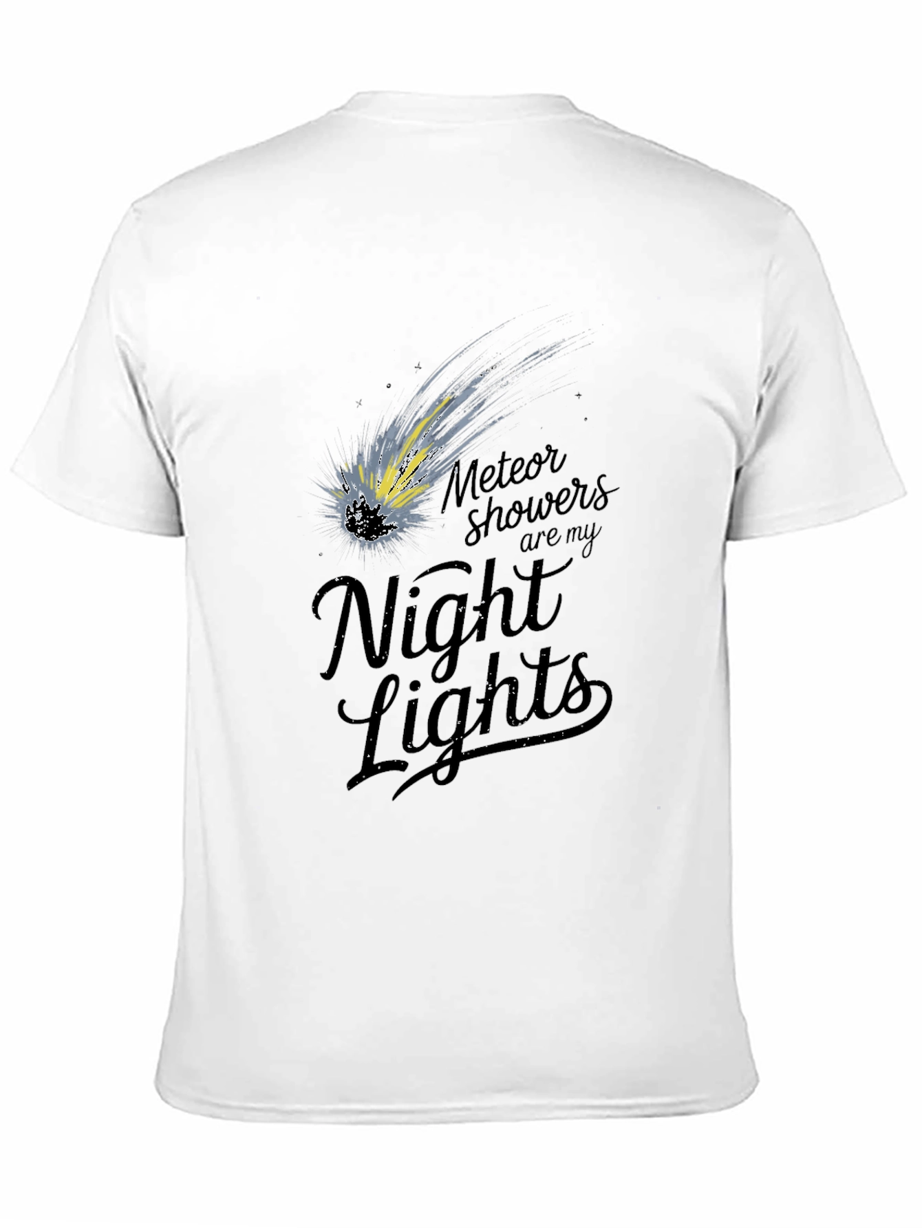 Meteor Shower T-Shirt - Night Lights Design