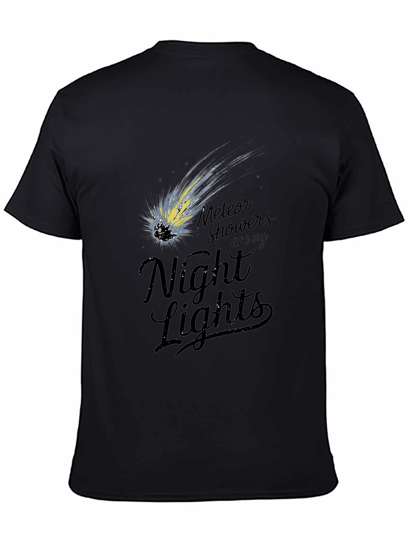 Meteor Shower T-Shirt - Night Lights Design