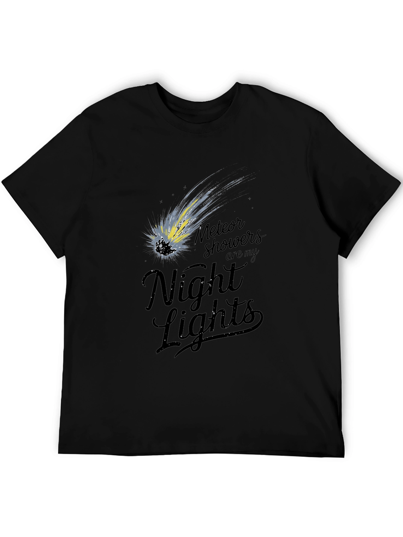 Meteor Shower T-Shirt - Night Lights Design